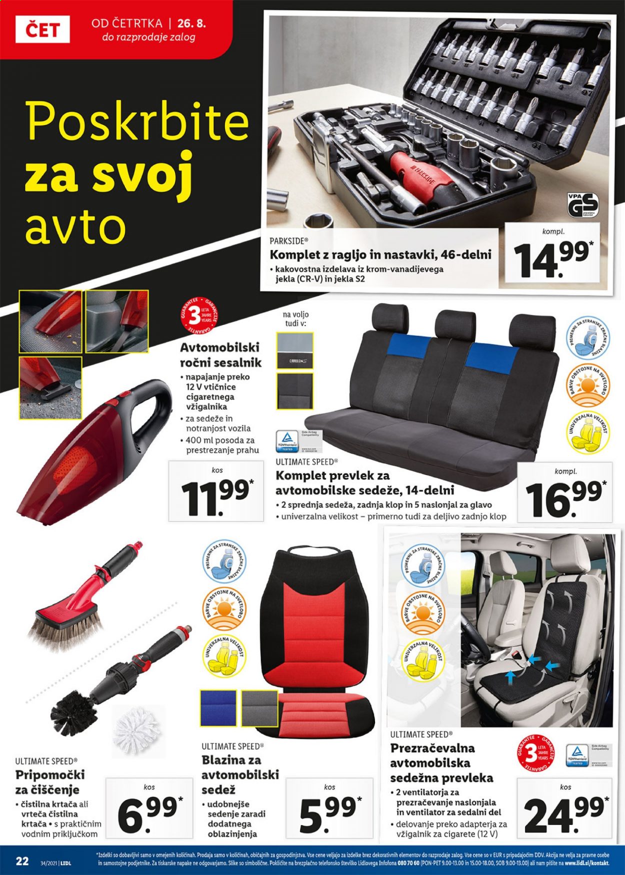 Lidl katalog - 26.8.2021 - 5.9.2021. Stran 22