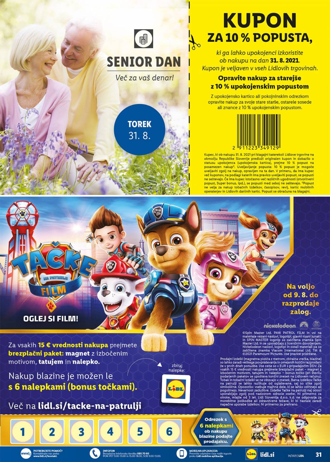 Lidl katalog - 26.8.2021 - 5.9.2021. Stran 31
