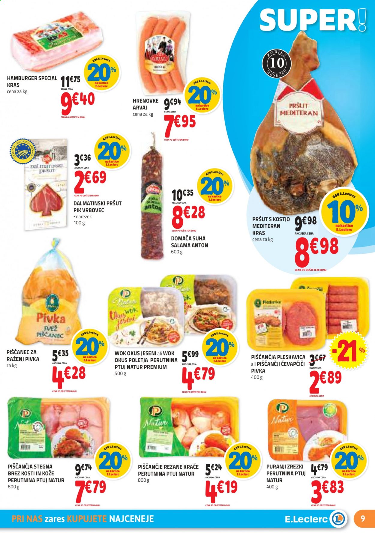 E.Leclerc katalog - 25.8.2021 - 4.9.2021. Stran 9