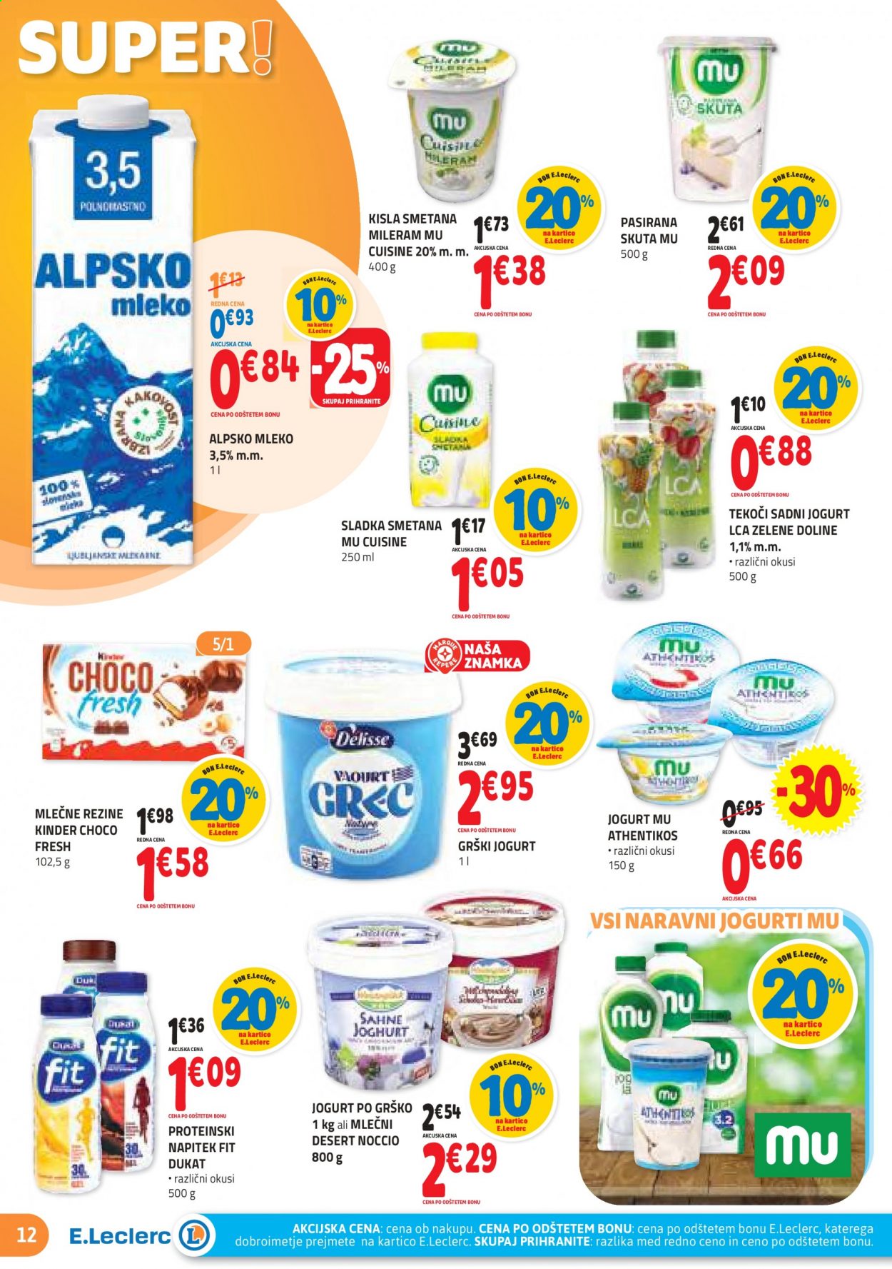 E.Leclerc katalog - 25.8.2021 - 4.9.2021. Stran 12