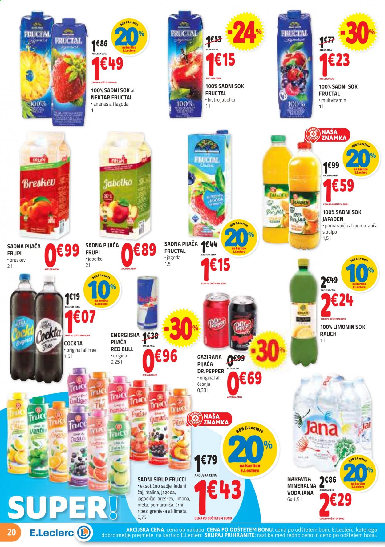 E.Leclerc katalog - 25.8.2021 - 4.9.2021. Stran 20
