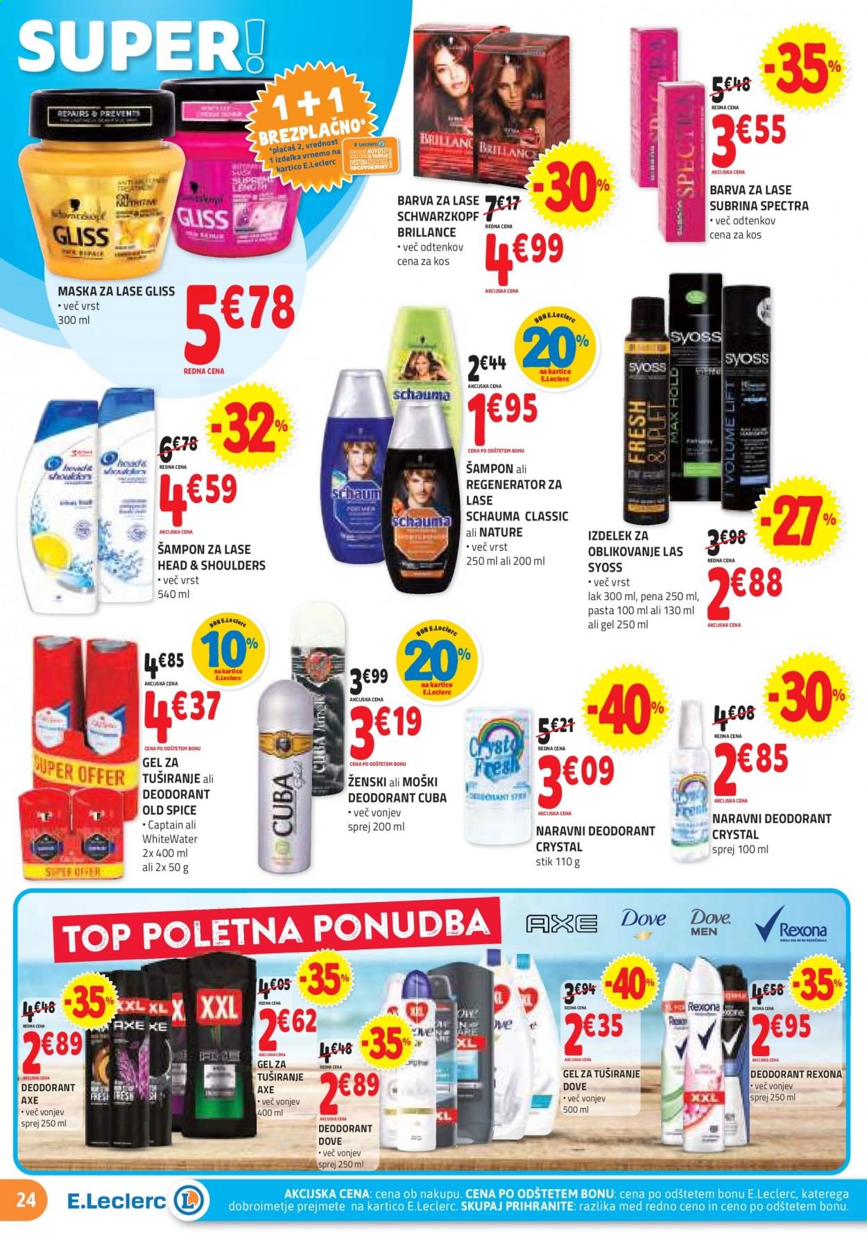 E.Leclerc katalog - 25.8.2021 - 4.9.2021. Stran 24