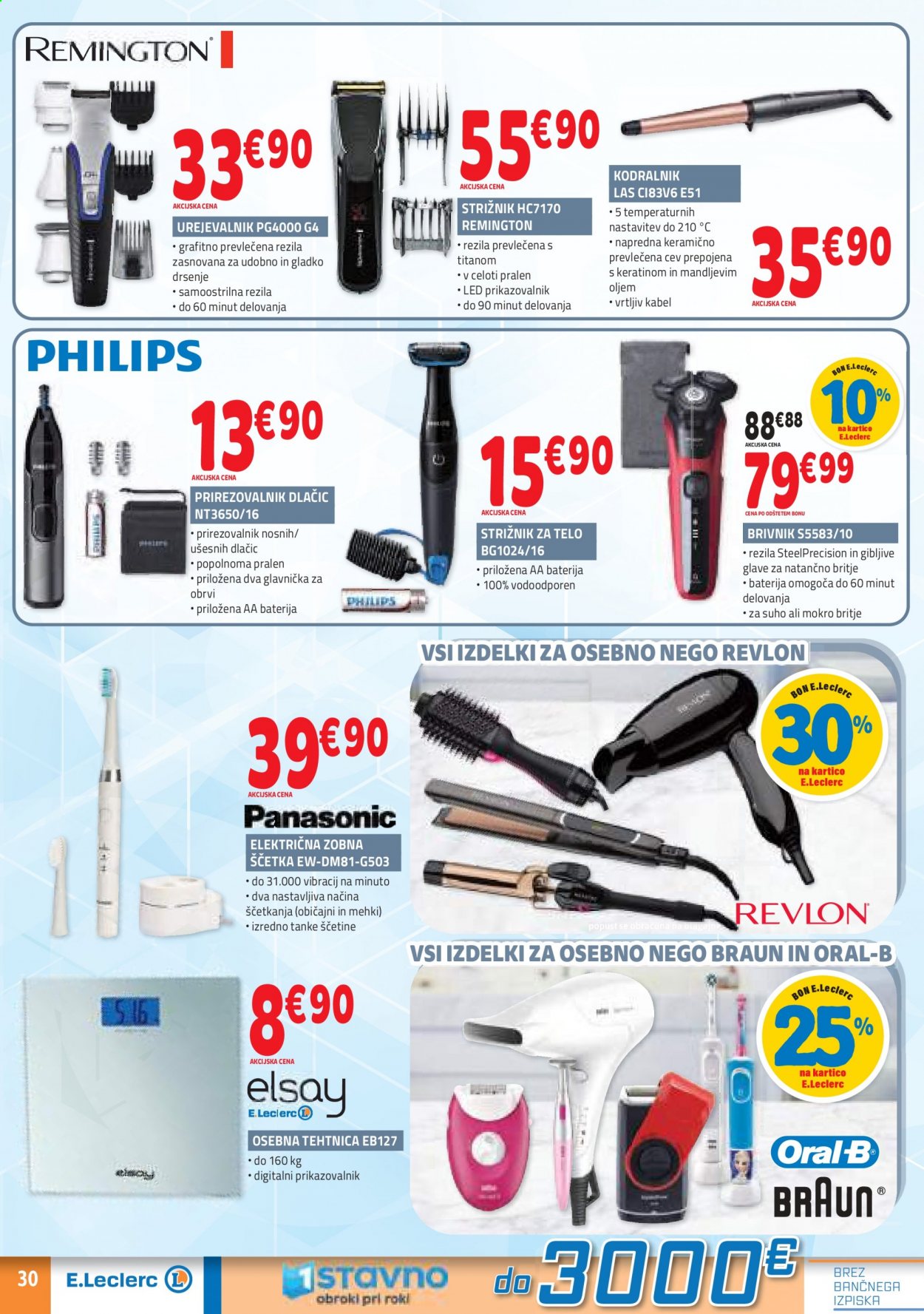 E.Leclerc katalog - 25.8.2021 - 4.9.2021. Stran 30