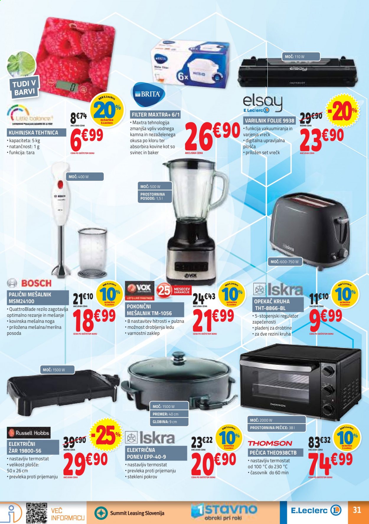 E.Leclerc katalog - 25.8.2021 - 4.9.2021. Stran 31