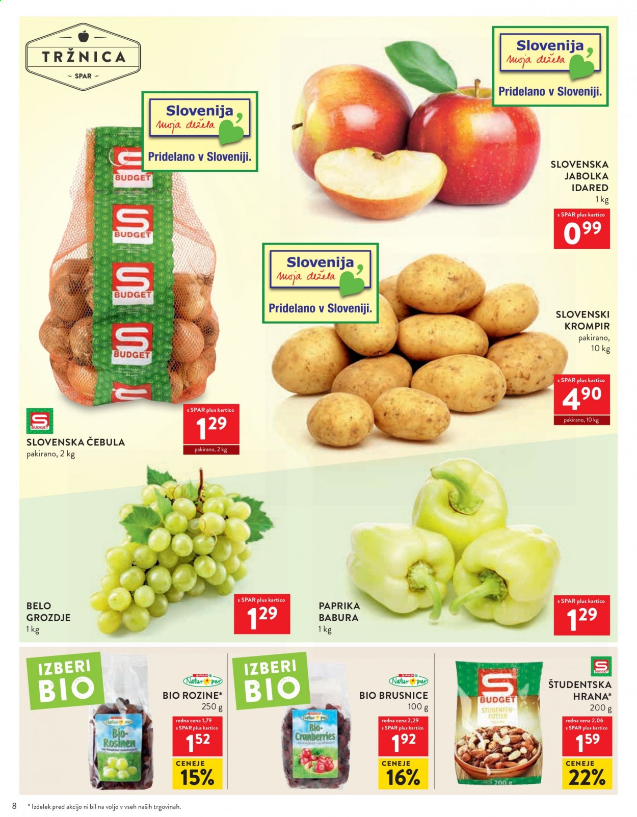 SPAR katalog - 25.8.2021 - 31.8.2021. Stran 8