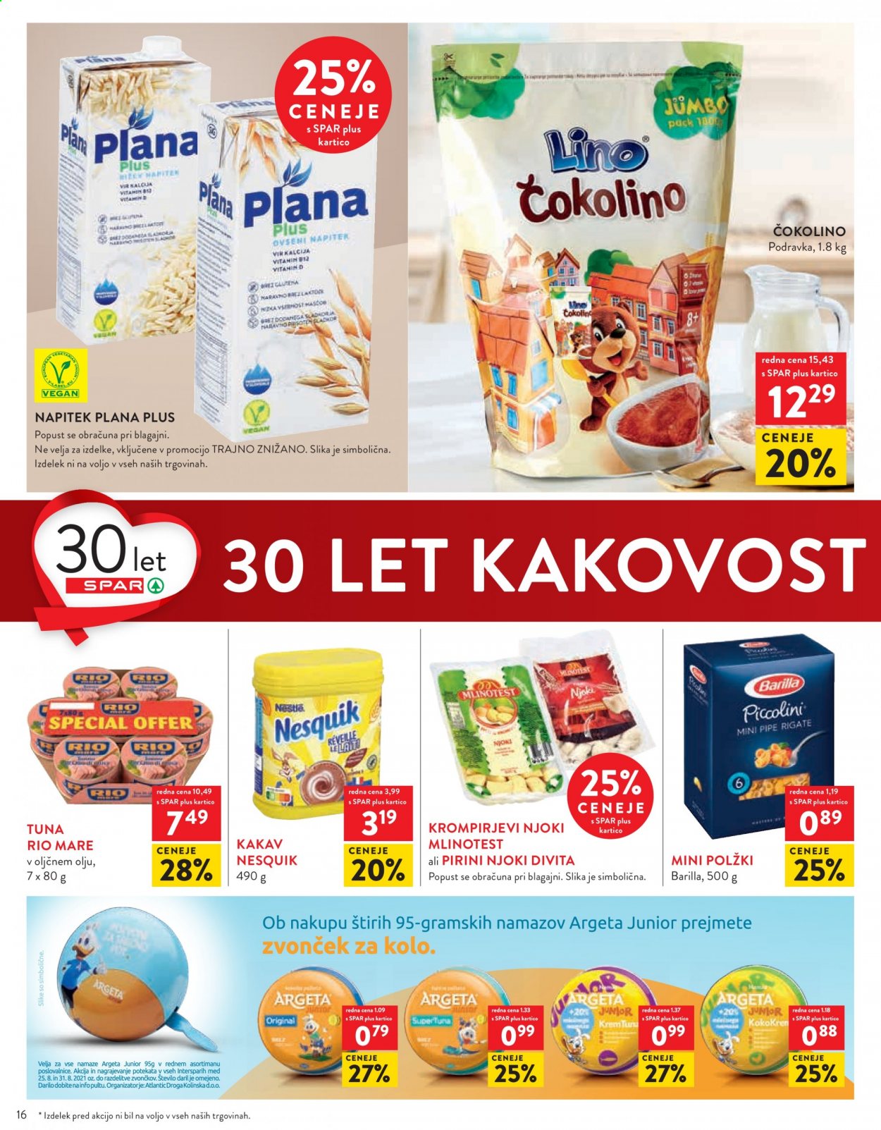 SPAR katalog - 25.8.2021 - 31.8.2021. Stran 16