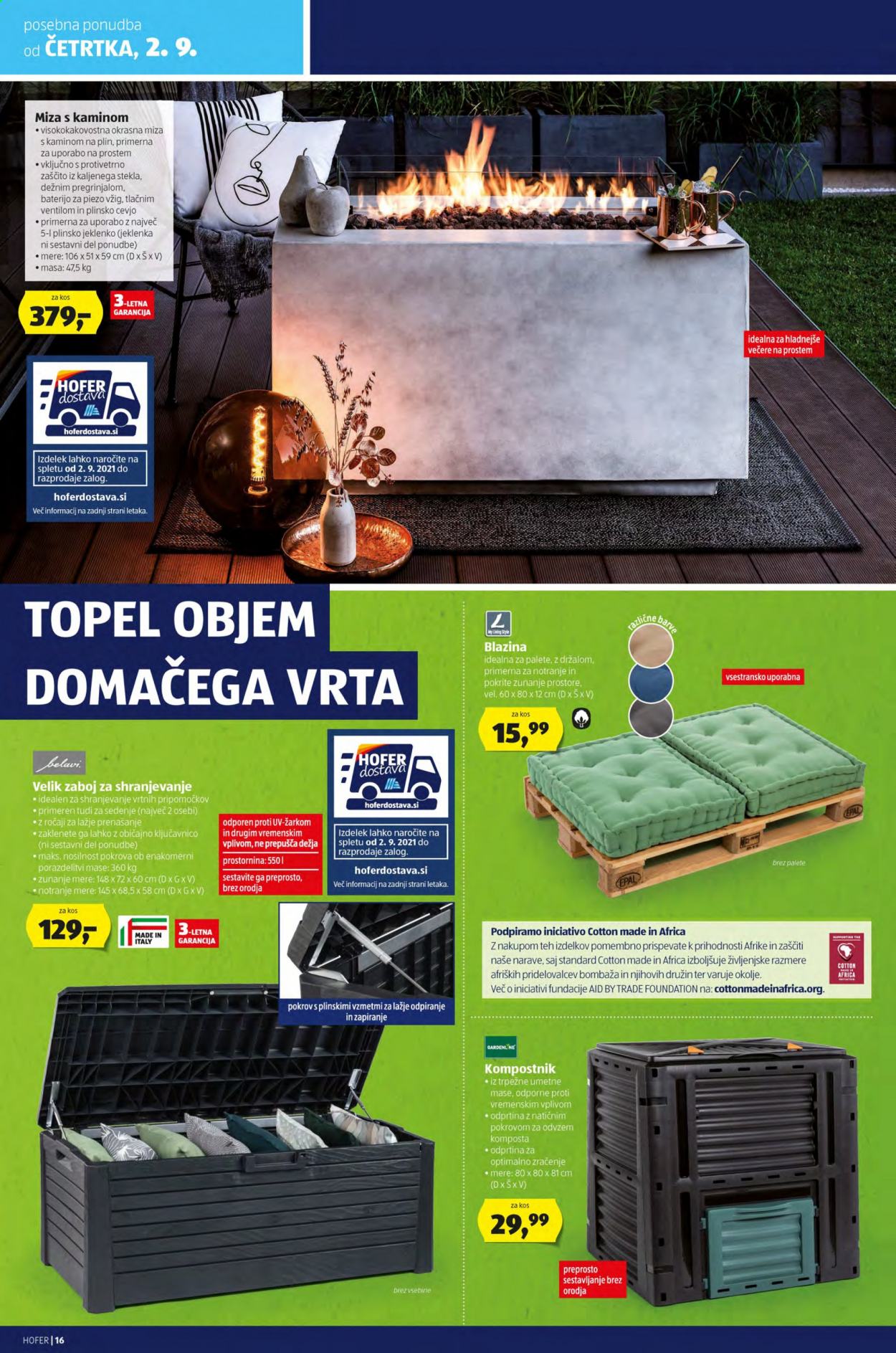Hofer katalog - 27.8.2021 - 4.9.2021. Stran 16