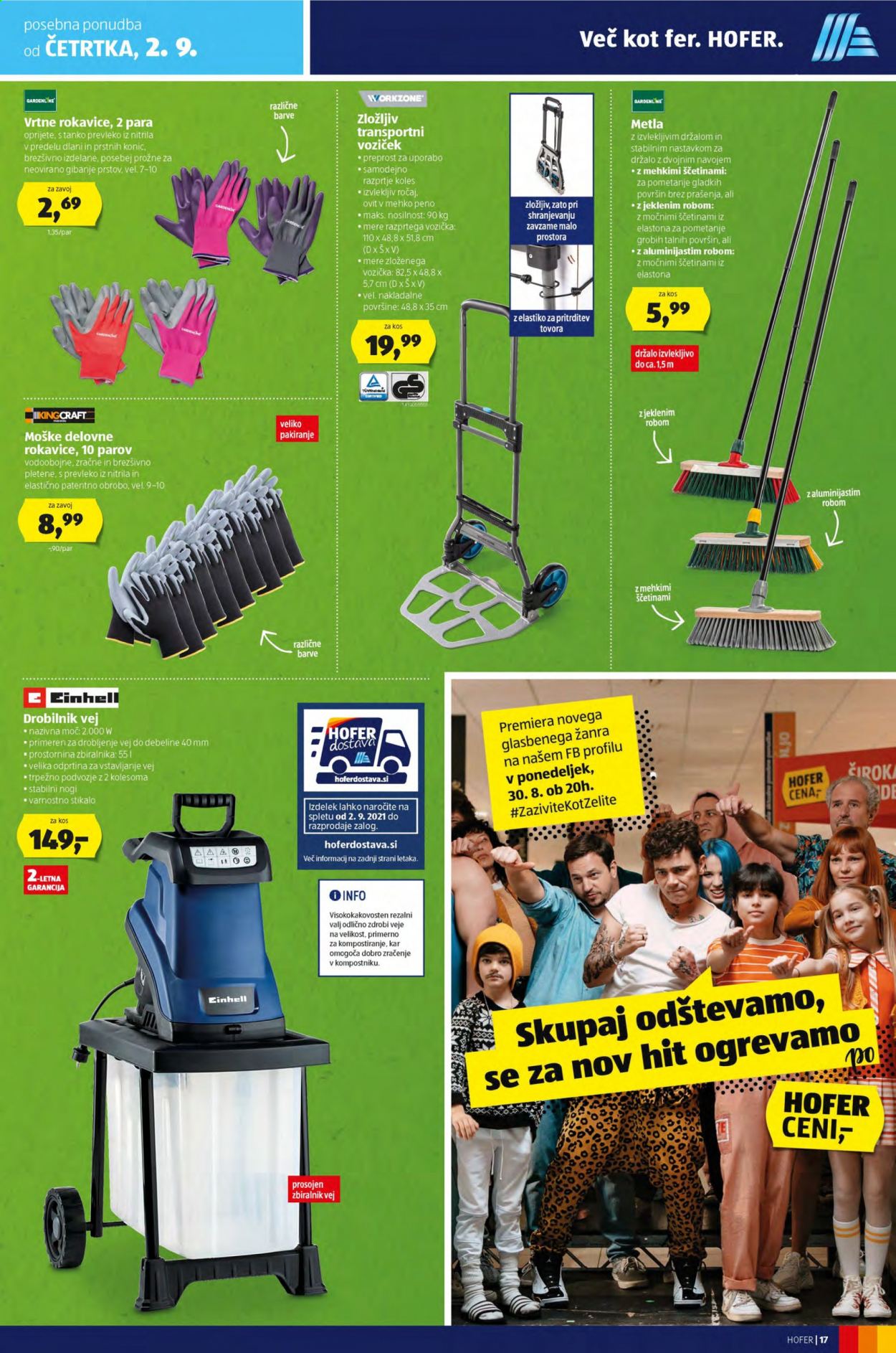 Hofer katalog - 27.8.2021 - 4.9.2021. Stran 17