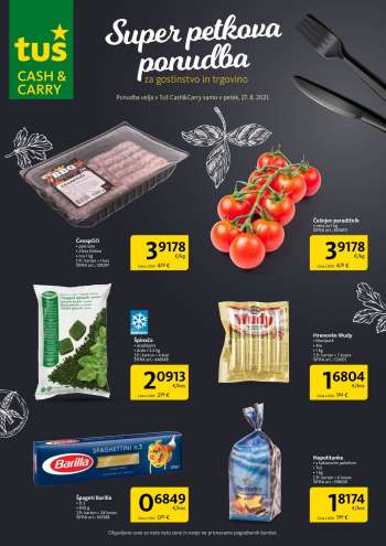 Tuš Cash & Carry katalog - 27.08.2021 - 27.08.2021.