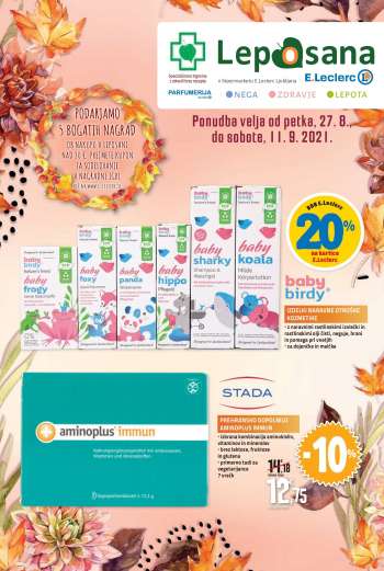 E.Leclerc katalog - 27.08.2021 - 11.09.2021.