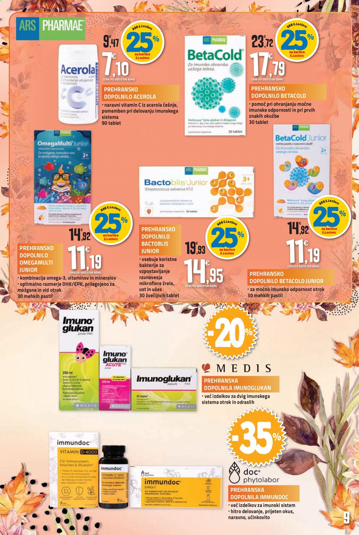E.Leclerc katalog - 27.8.2021 - 11.9.2021. Stran 9