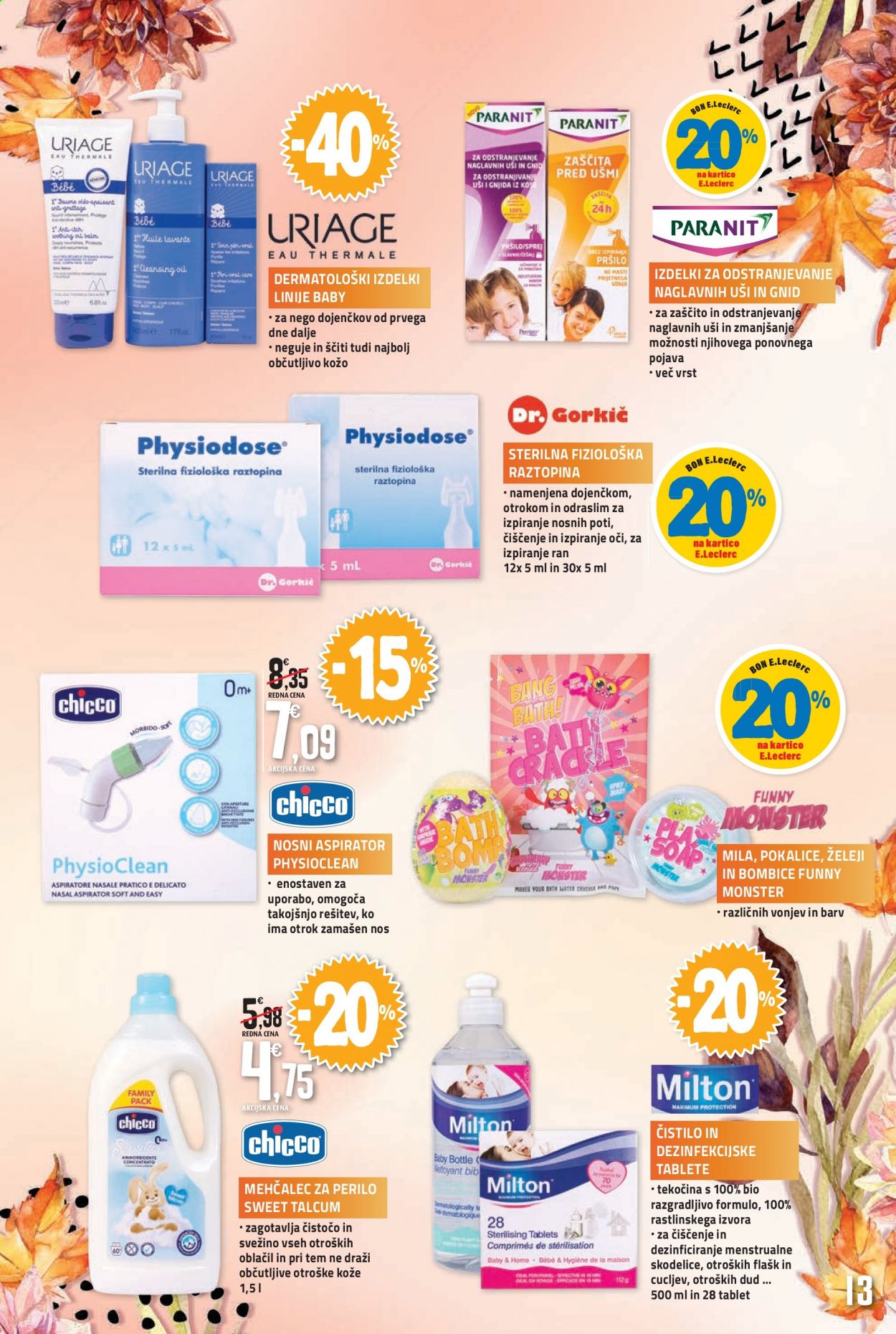 E.Leclerc katalog - 27.8.2021 - 11.9.2021. Stran 13