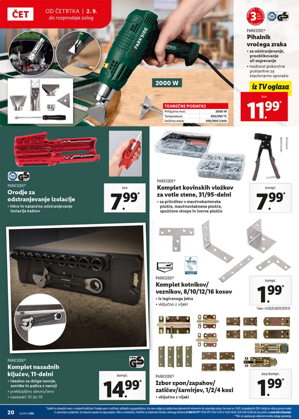Lidl katalog - 2.9.2021 - 12.9.2021. Stran 20