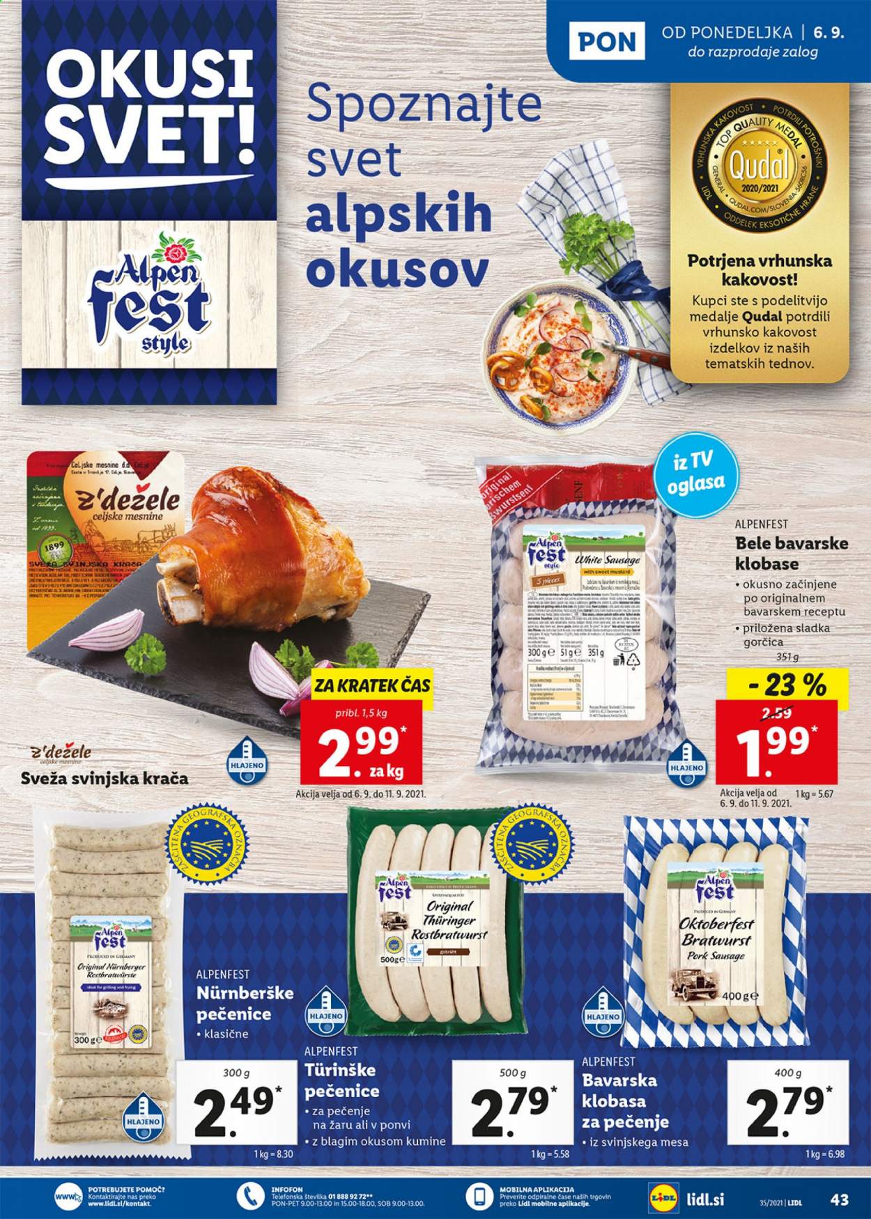 Lidl katalog - 2.9.2021 - 12.9.2021. Stran 43