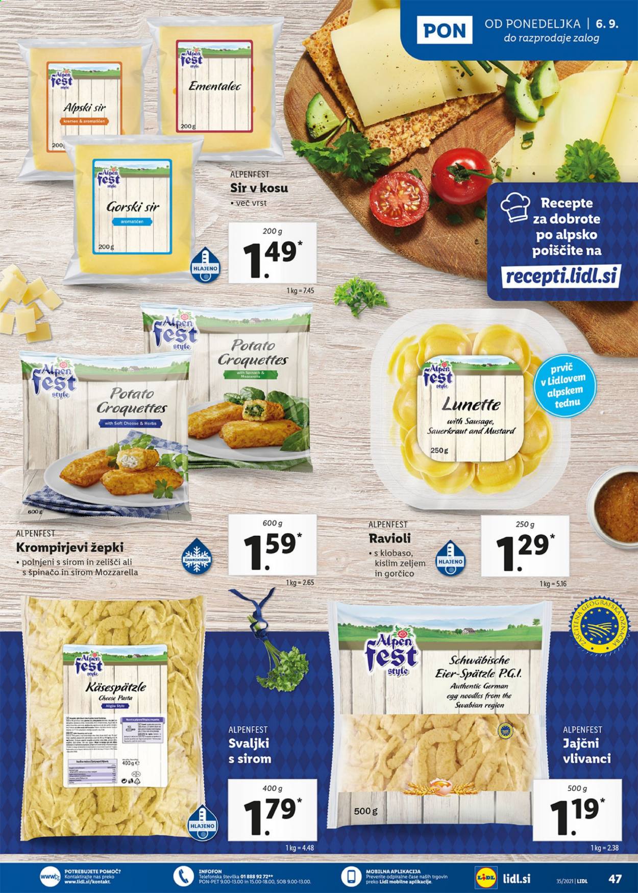 Lidl katalog - 2.9.2021 - 12.9.2021. Stran 47