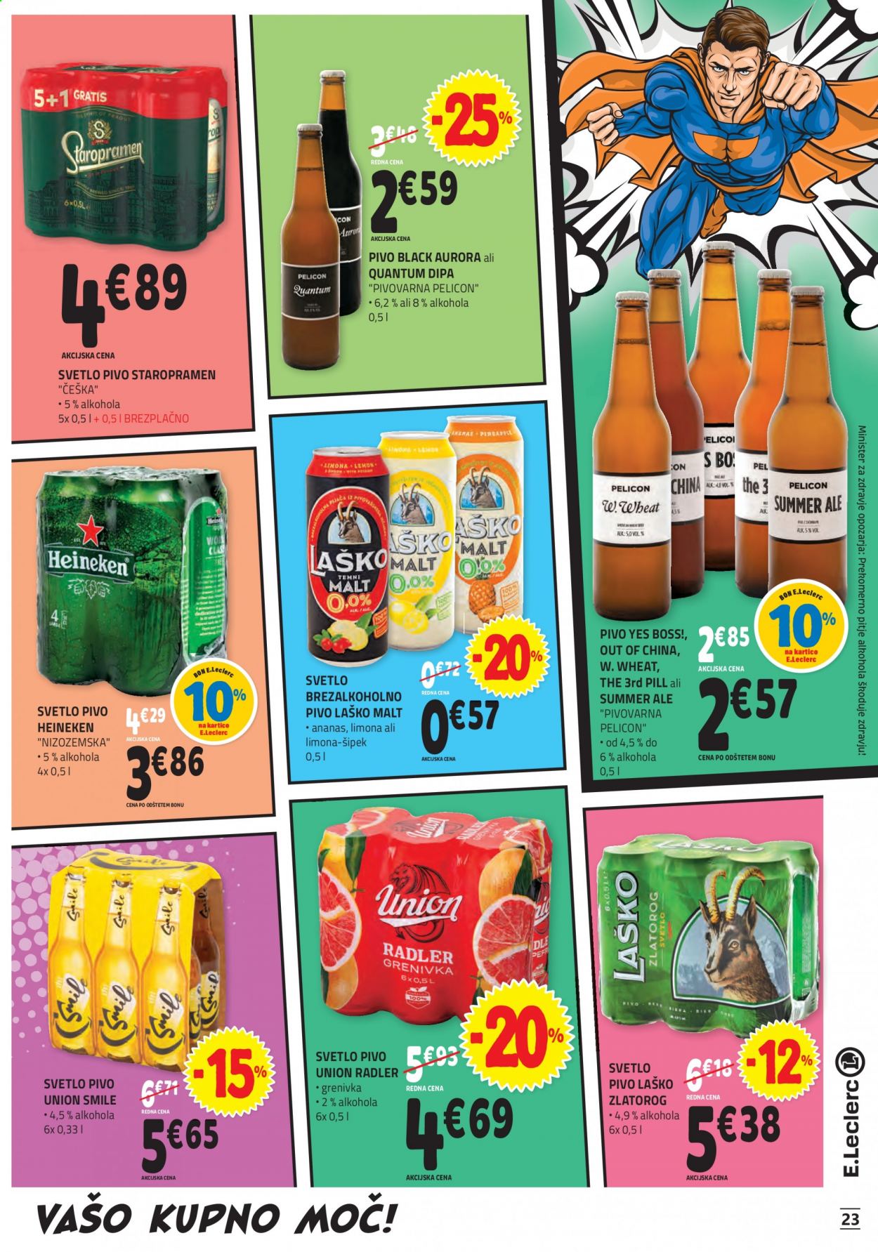 E.Leclerc katalog - 1.9.2021 - 11.9.2021. Stran 23