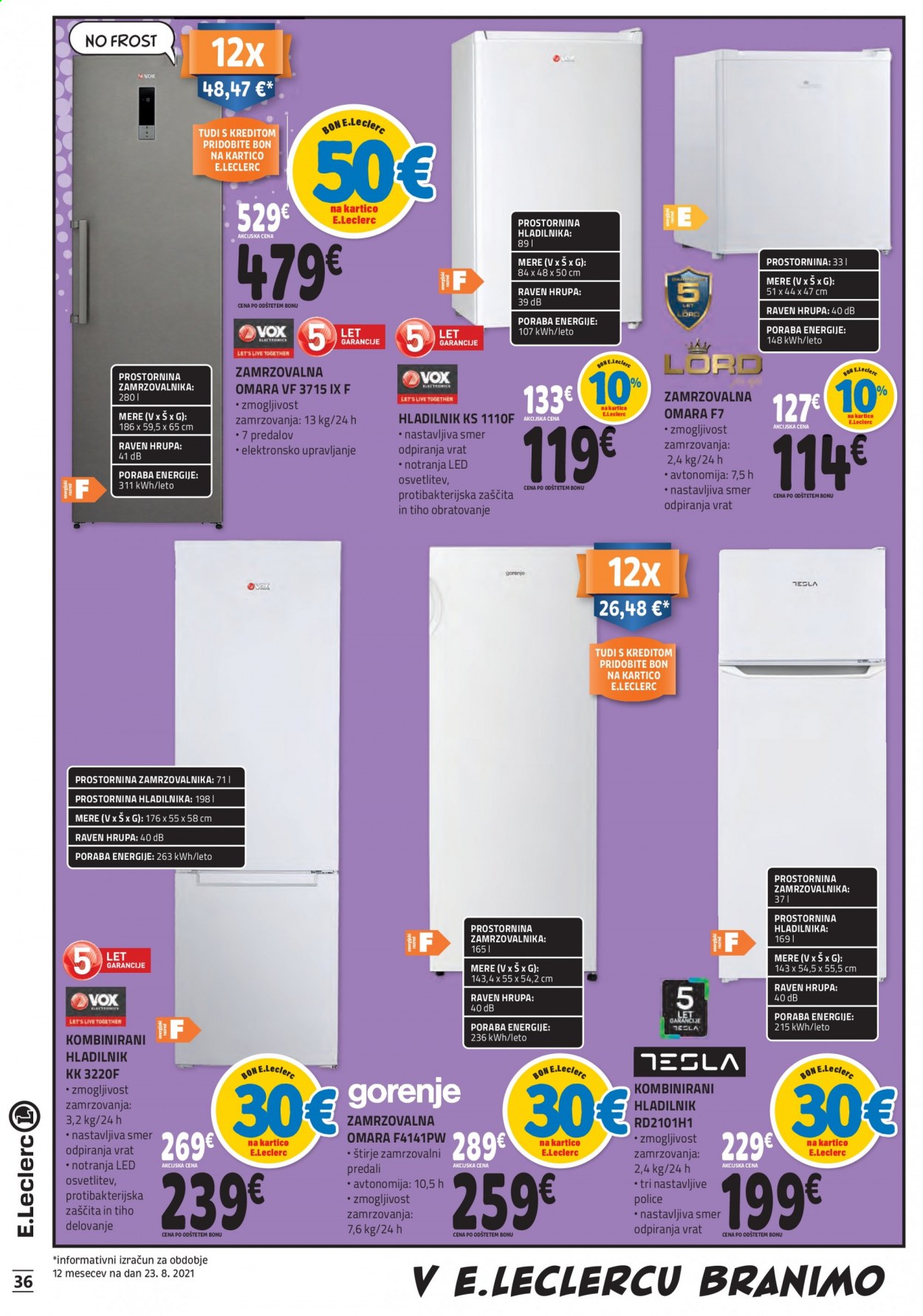E.Leclerc katalog - 1.9.2021 - 11.9.2021. Stran 36