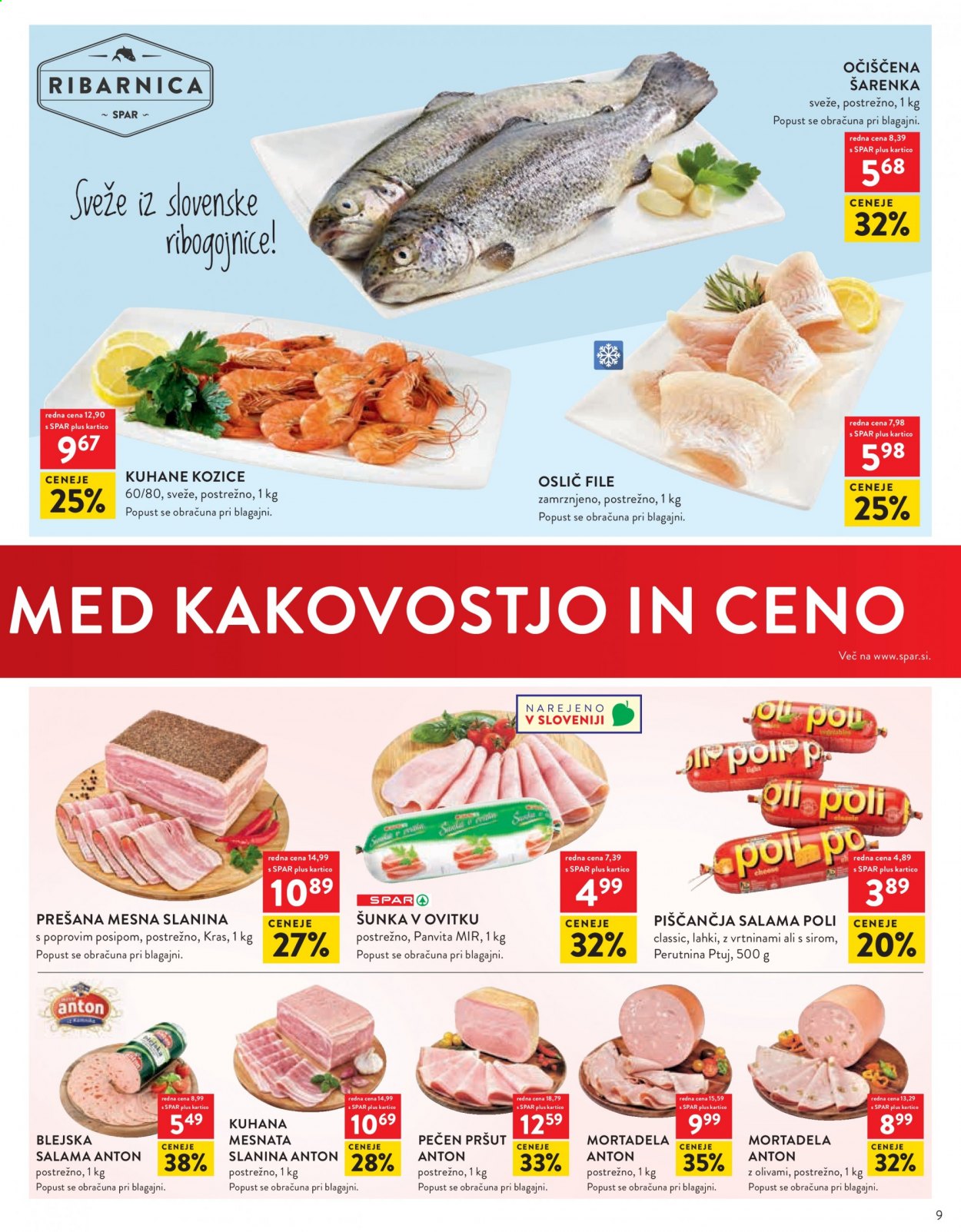 SPAR katalog - 1.9.2021 - 14.9.2021. Stran 9