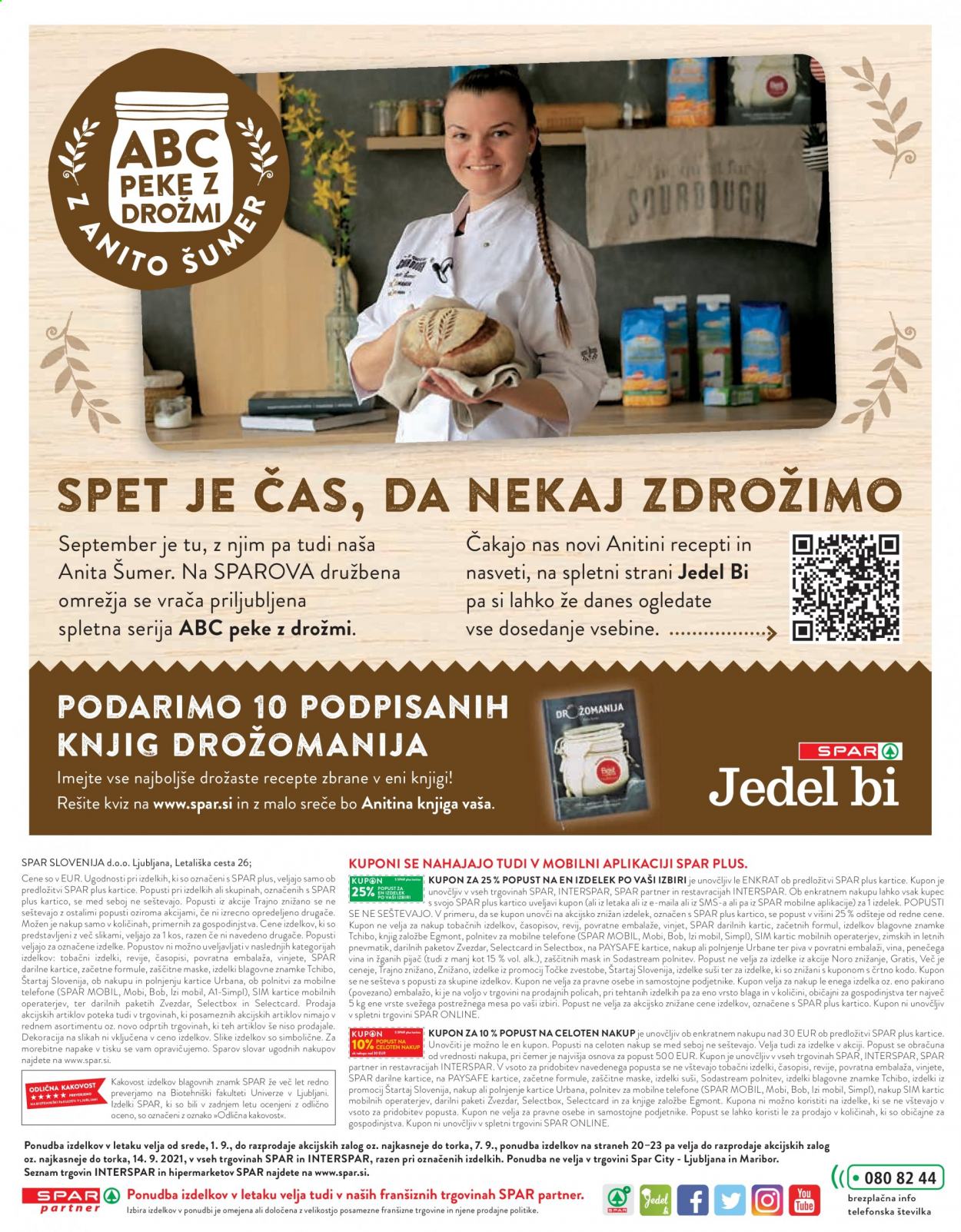 SPAR katalog - 1.9.2021 - 14.9.2021. Stran 24
