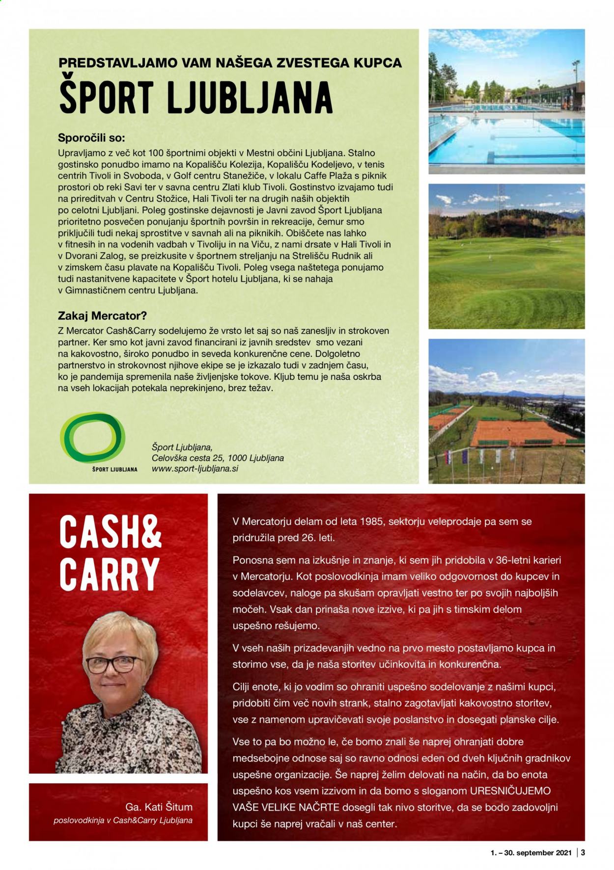 Mercator Cash & Carry katalog - 1.9.2021 - 30.9.2021. Stran 3
