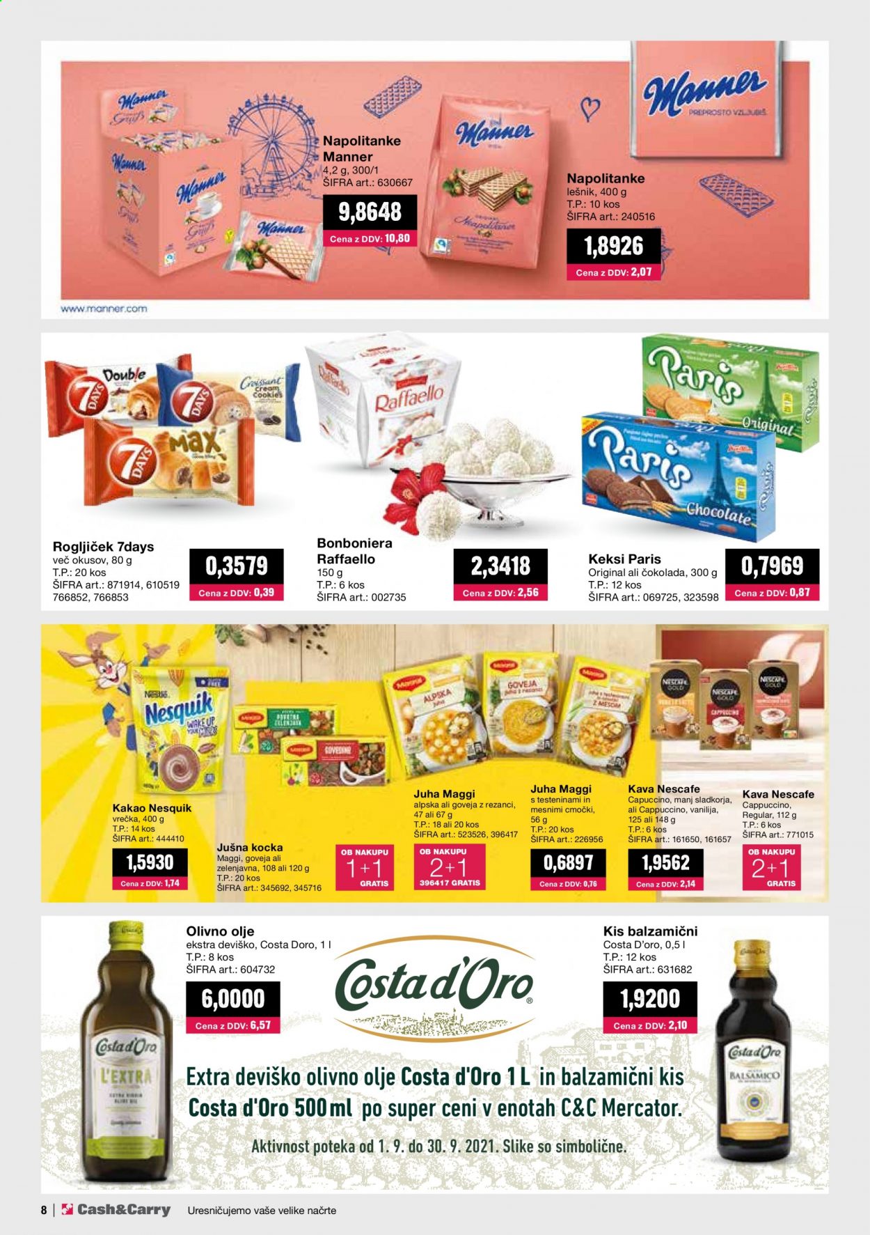 Mercator Cash & Carry katalog - 1.9.2021 - 30.9.2021. Stran 8