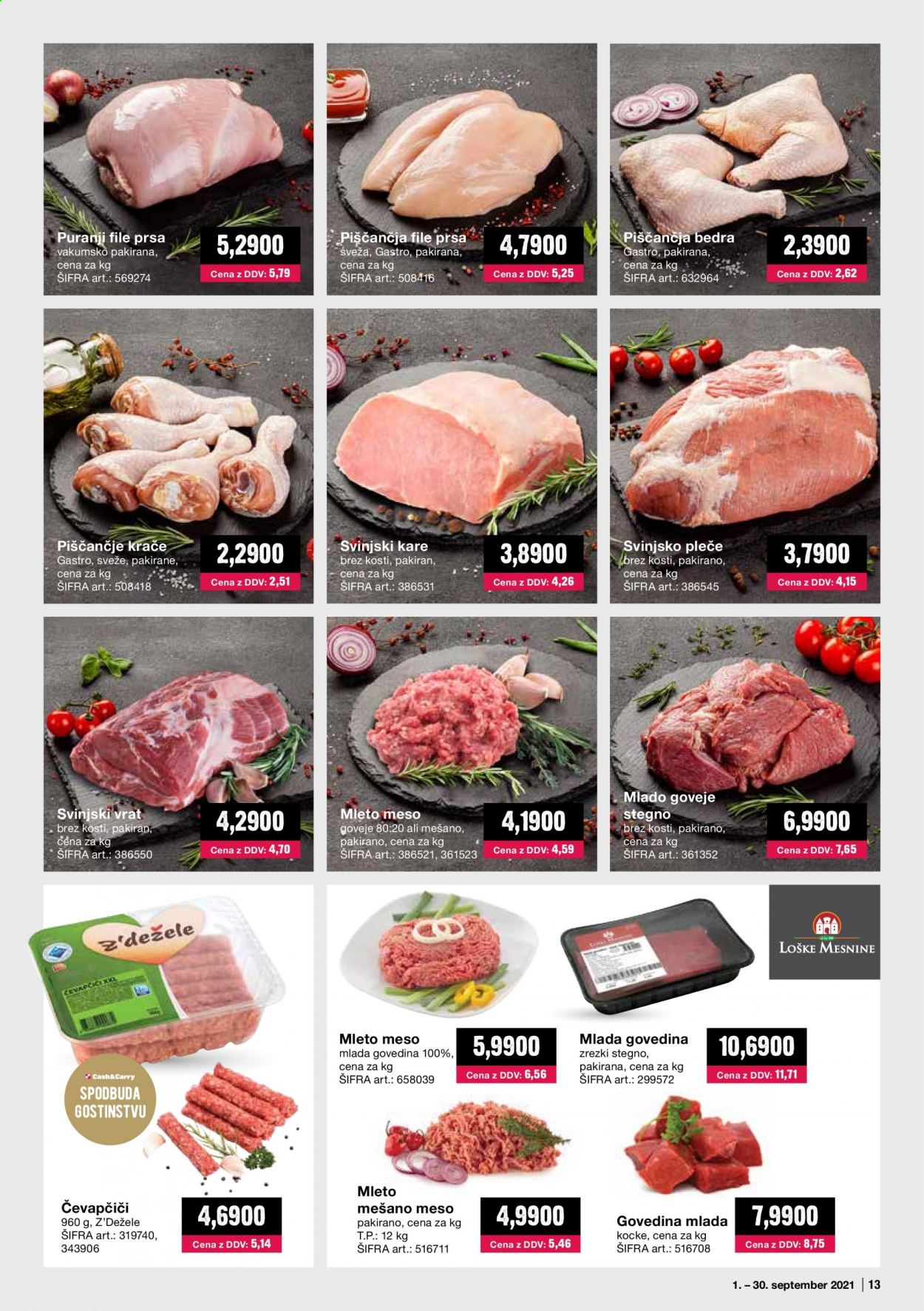 Mercator Cash & Carry katalog - 1.9.2021 - 30.9.2021. Stran 13