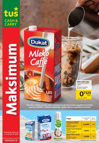 Tuš Cash & Carry katalog - 01.09.2021 - 30.09.2021.