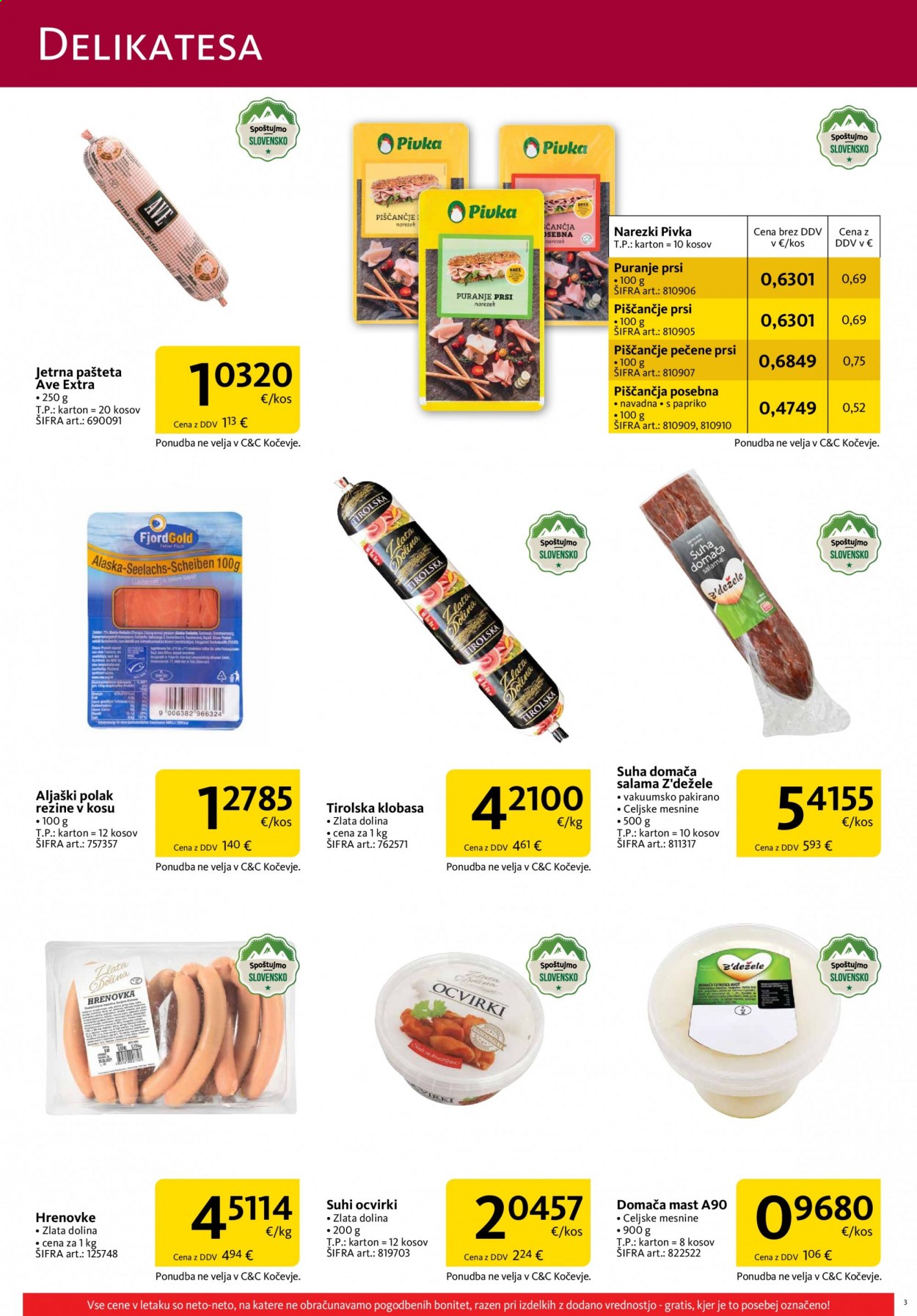 Tuš Cash & Carry katalog - 1.9.2021 - 30.9.2021. Stran 3