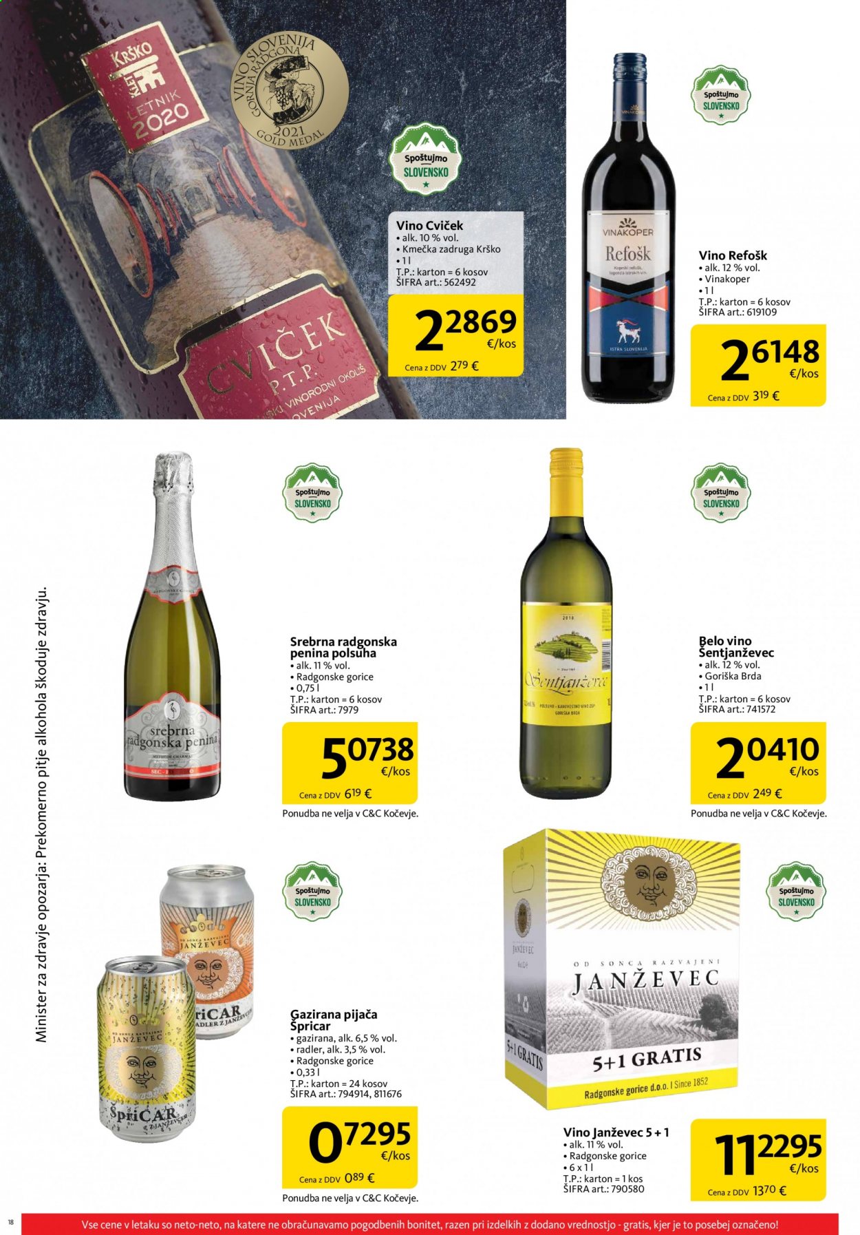 Tuš Cash & Carry katalog - 1.9.2021 - 30.9.2021. Stran 18