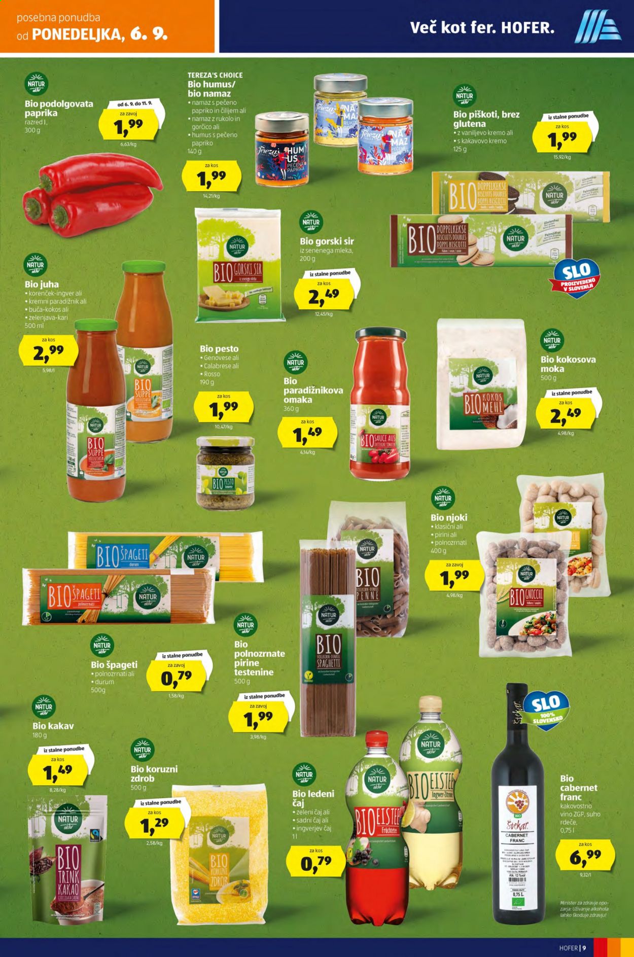 Hofer katalog - 3.9.2021 - 11.9.2021. Stran 9