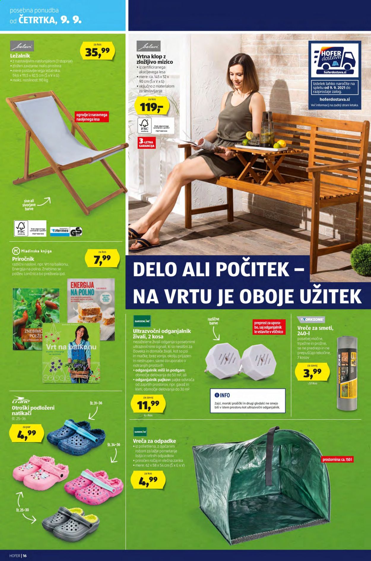 Hofer katalog - 3.9.2021 - 11.9.2021. Stran 16