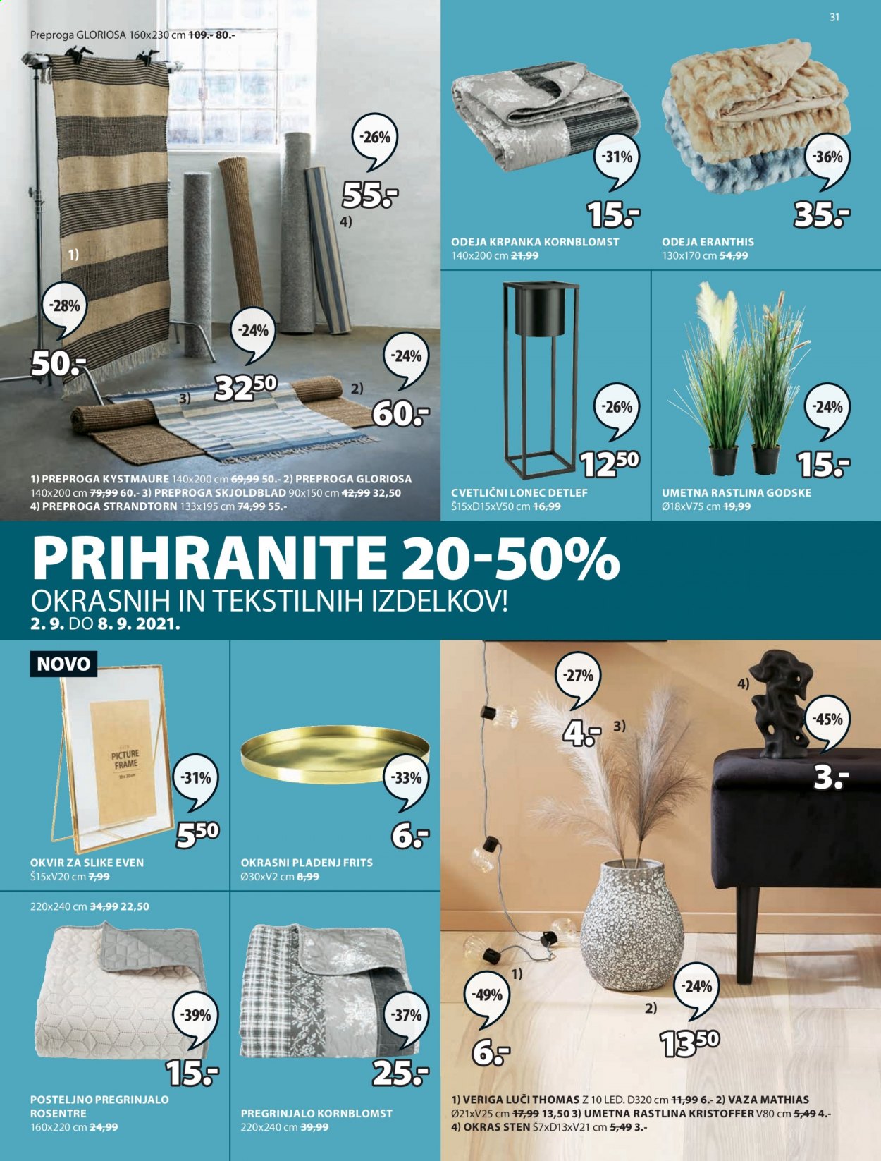 JYSK katalog - 2.9.2021 - 15.9.2021. Stran 31