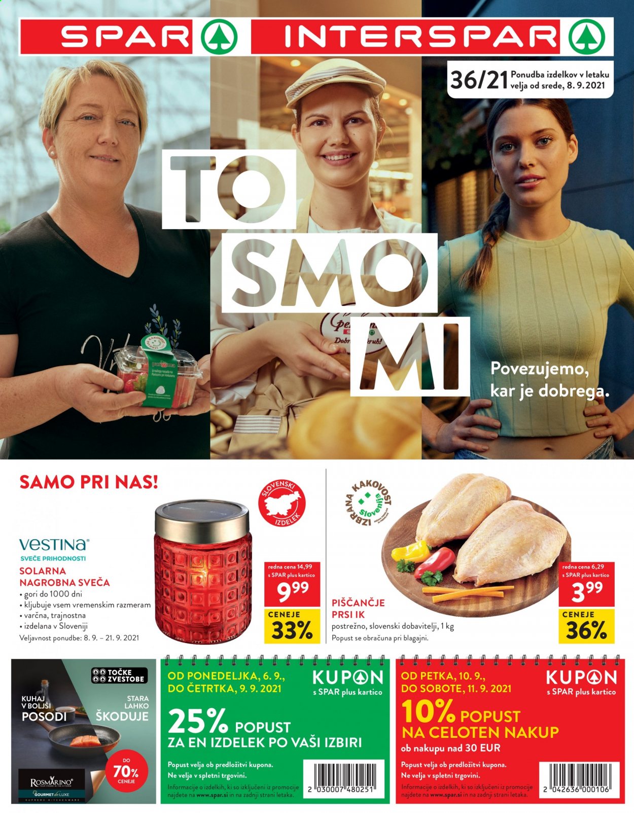 SPAR katalog - 8.9.2021 - 21.9.2021. Stran 1