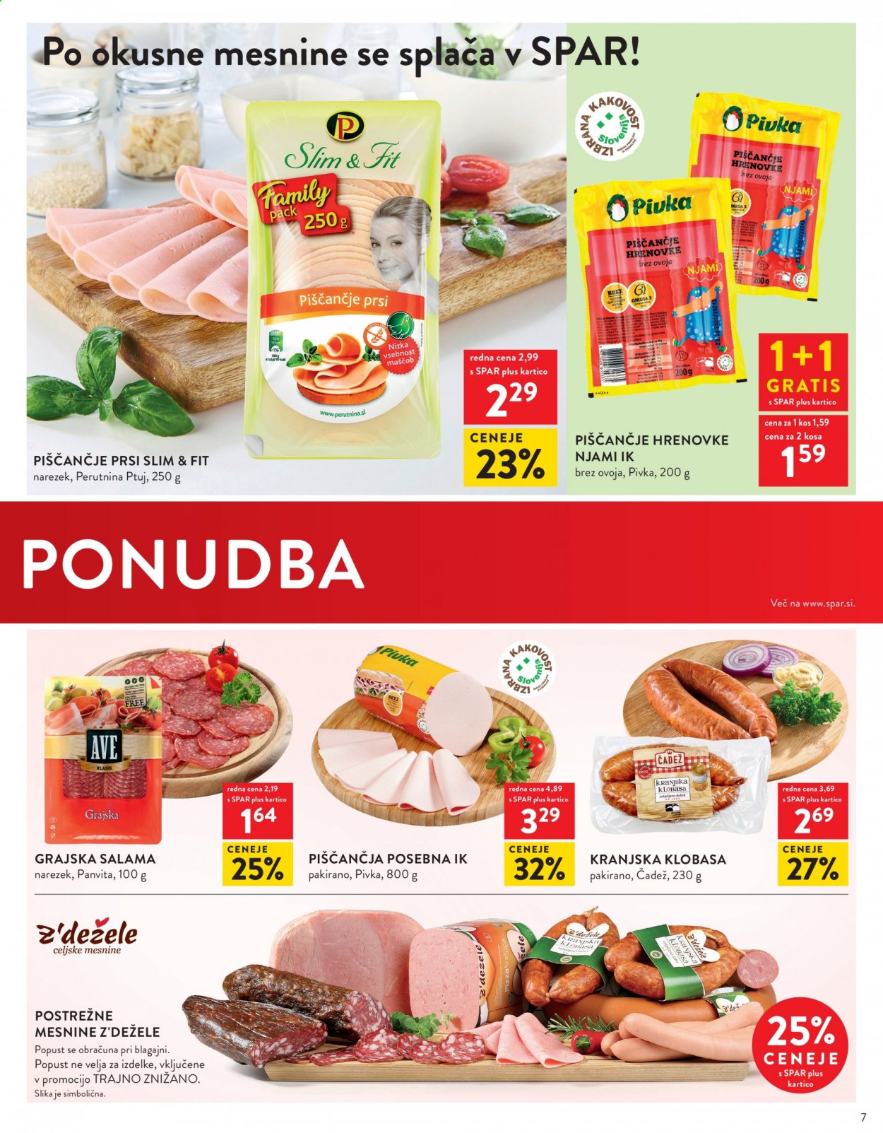 SPAR katalog - 8.9.2021 - 21.9.2021. Stran 7