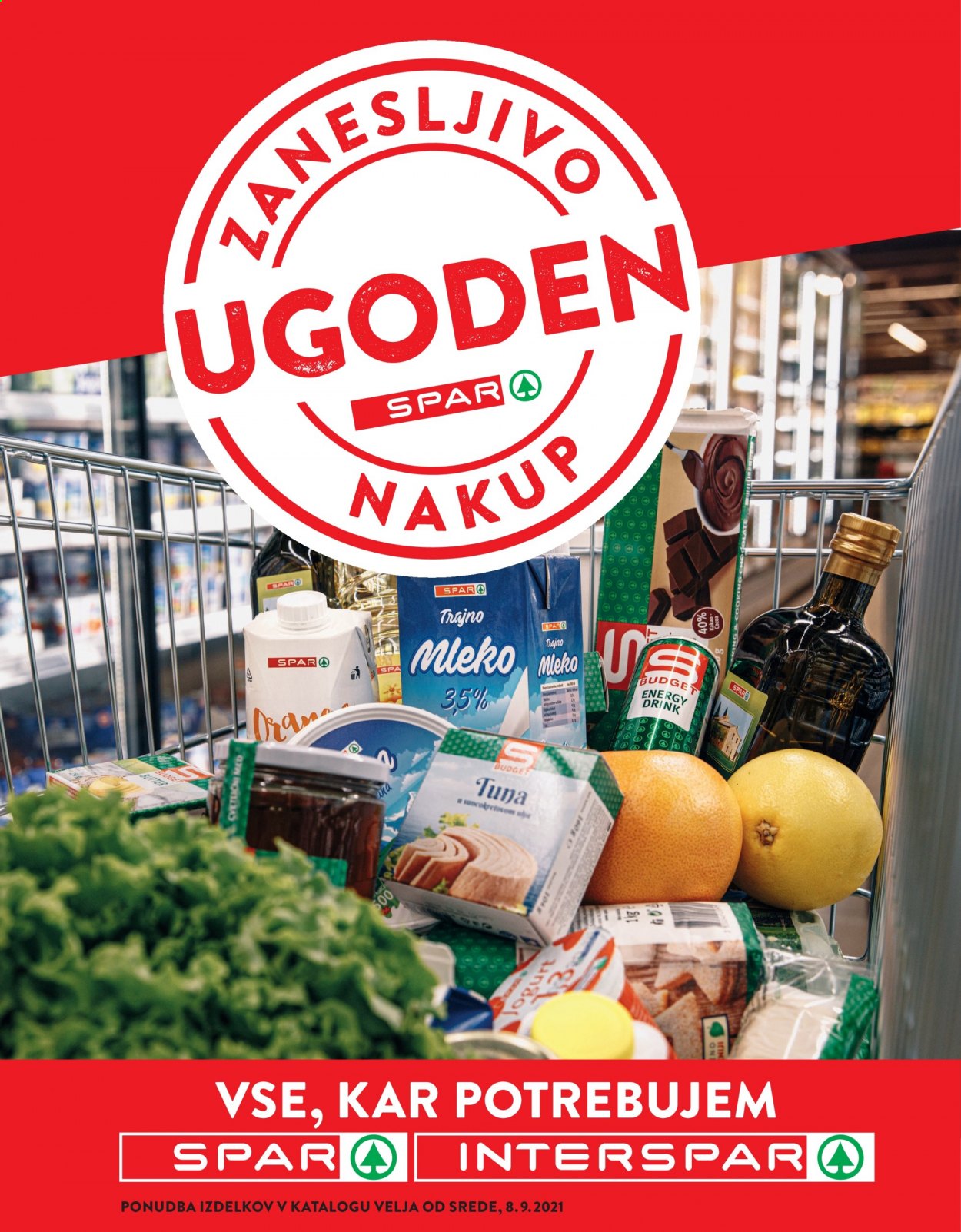SPAR katalog - 8.9.2021 - 21.9.2021. Stran 1
