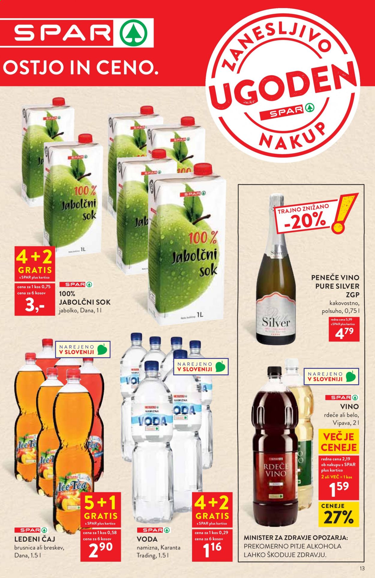 SPAR katalog - 8.9.2021 - 21.9.2021. Stran 13