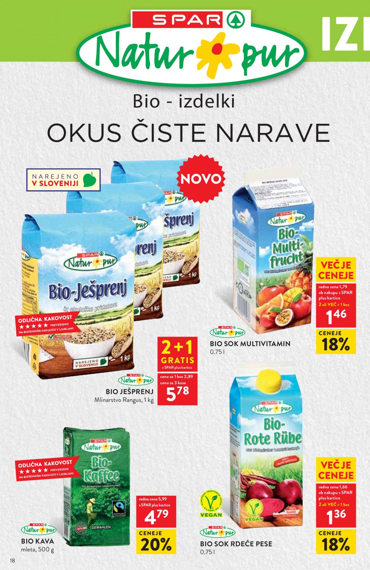 SPAR katalog - 8.9.2021 - 21.9.2021. Stran 18
