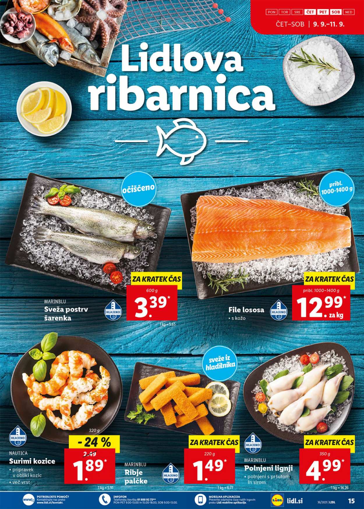 Lidl katalog - 9.9.2021 - 19.9.2021. Stran 15