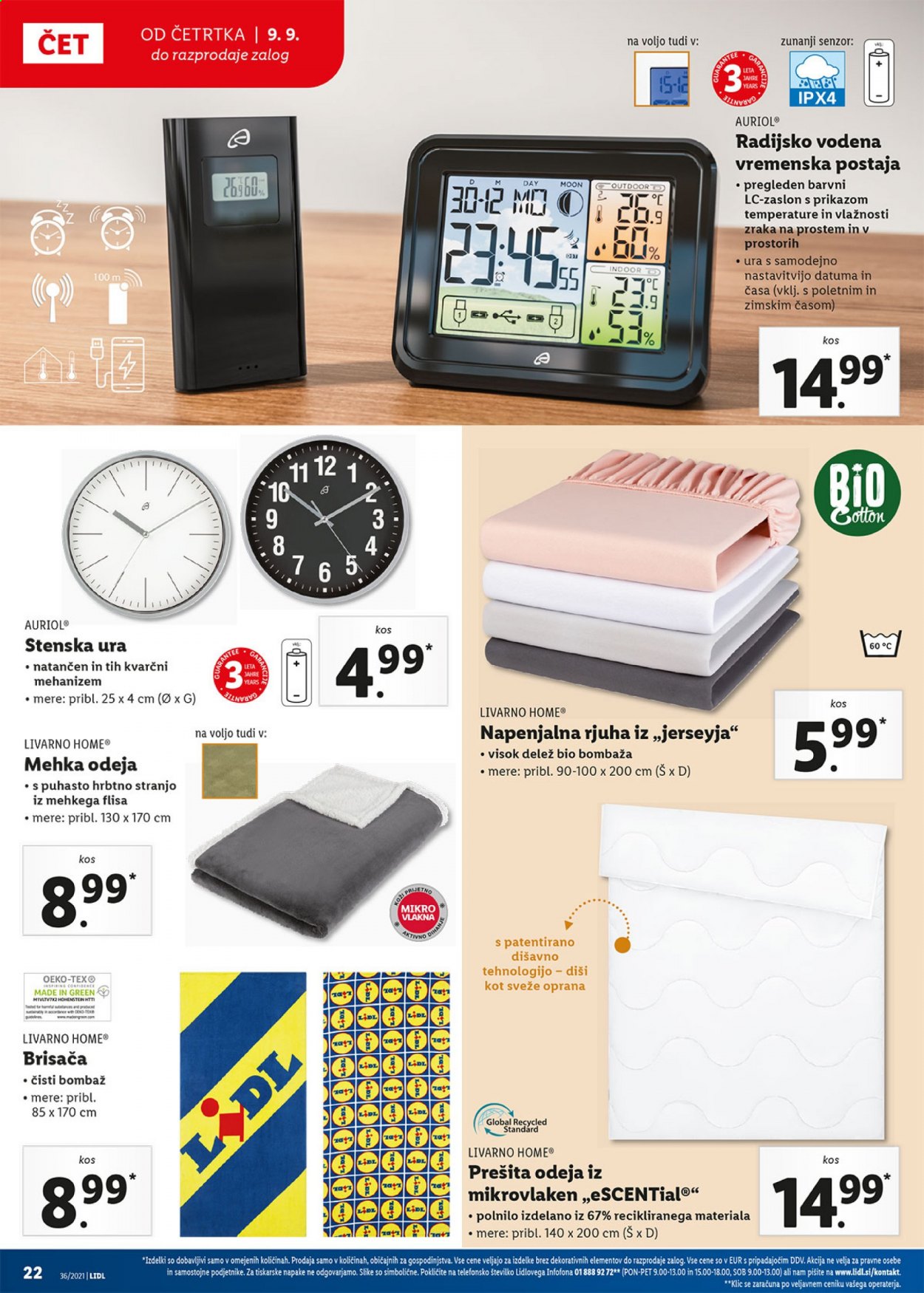 Lidl katalog - 9.9.2021 - 19.9.2021. Stran 22