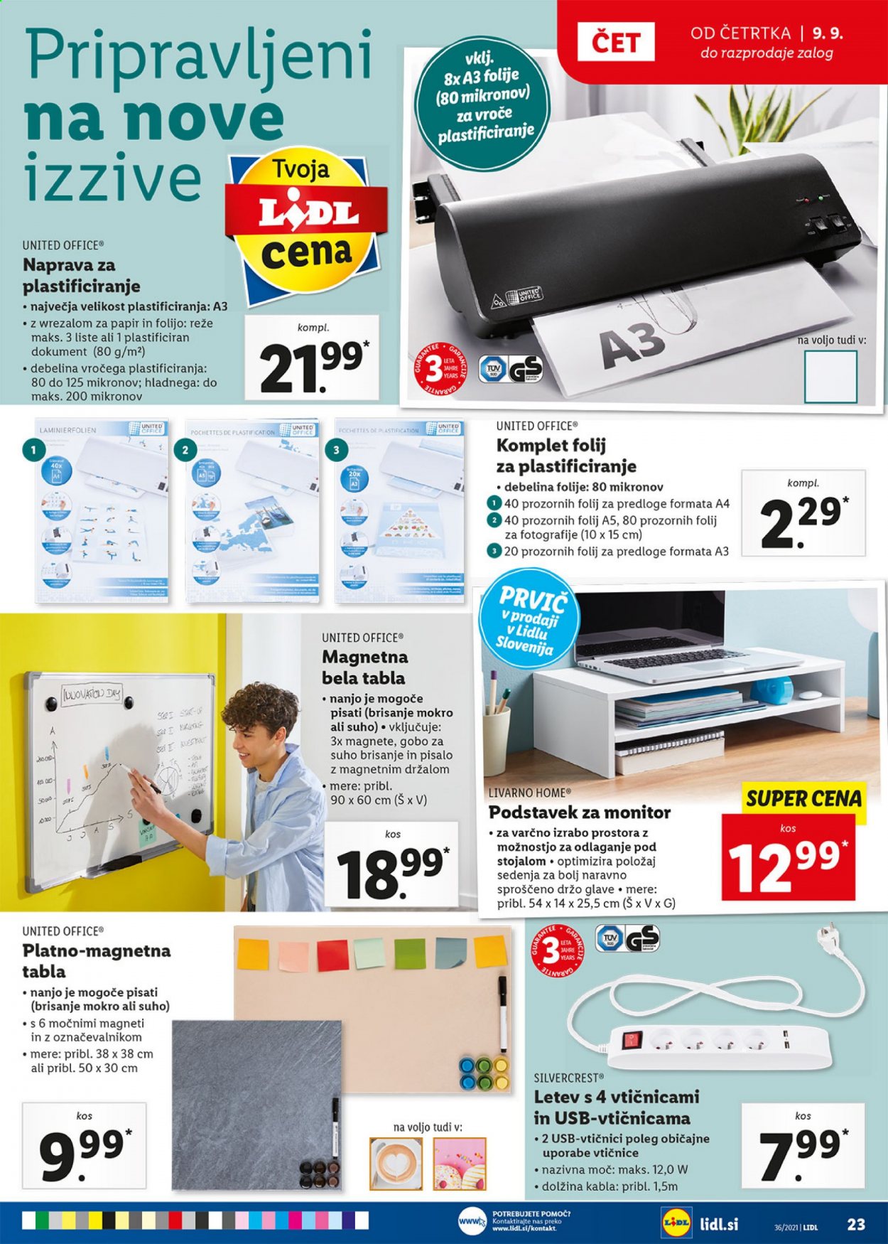 Lidl katalog - 9.9.2021 - 19.9.2021. Stran 23