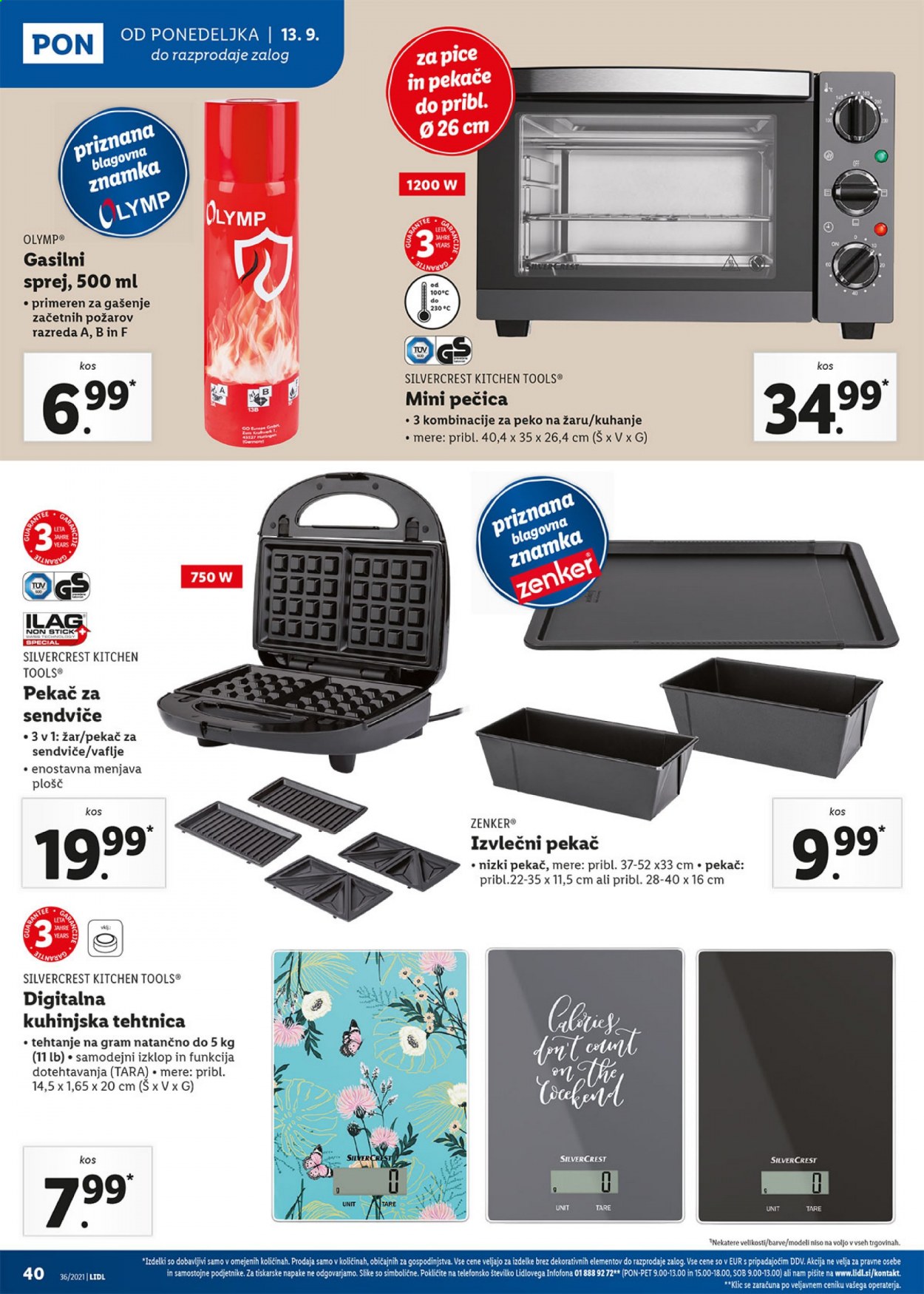 Lidl katalog - 9.9.2021 - 19.9.2021. Stran 40