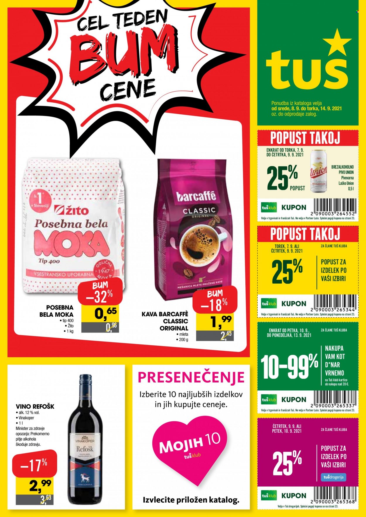 Tuš katalog - 8.9.2021 - 14.9.2021. Stran 1