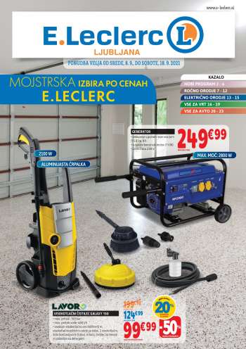 E.Leclerc katalog - 08.09.2021 - 18.09.2021.