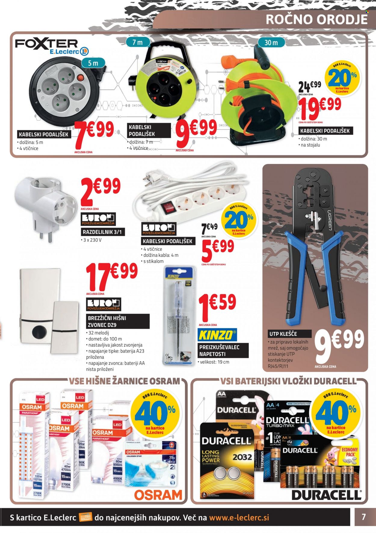 E.Leclerc katalog - 8.9.2021 - 18.9.2021. Stran 7