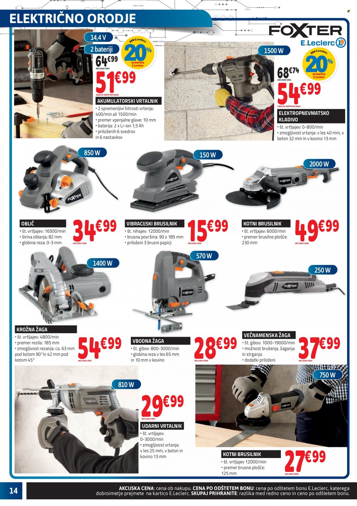E.Leclerc katalog - 8.9.2021 - 18.9.2021. Stran 14
