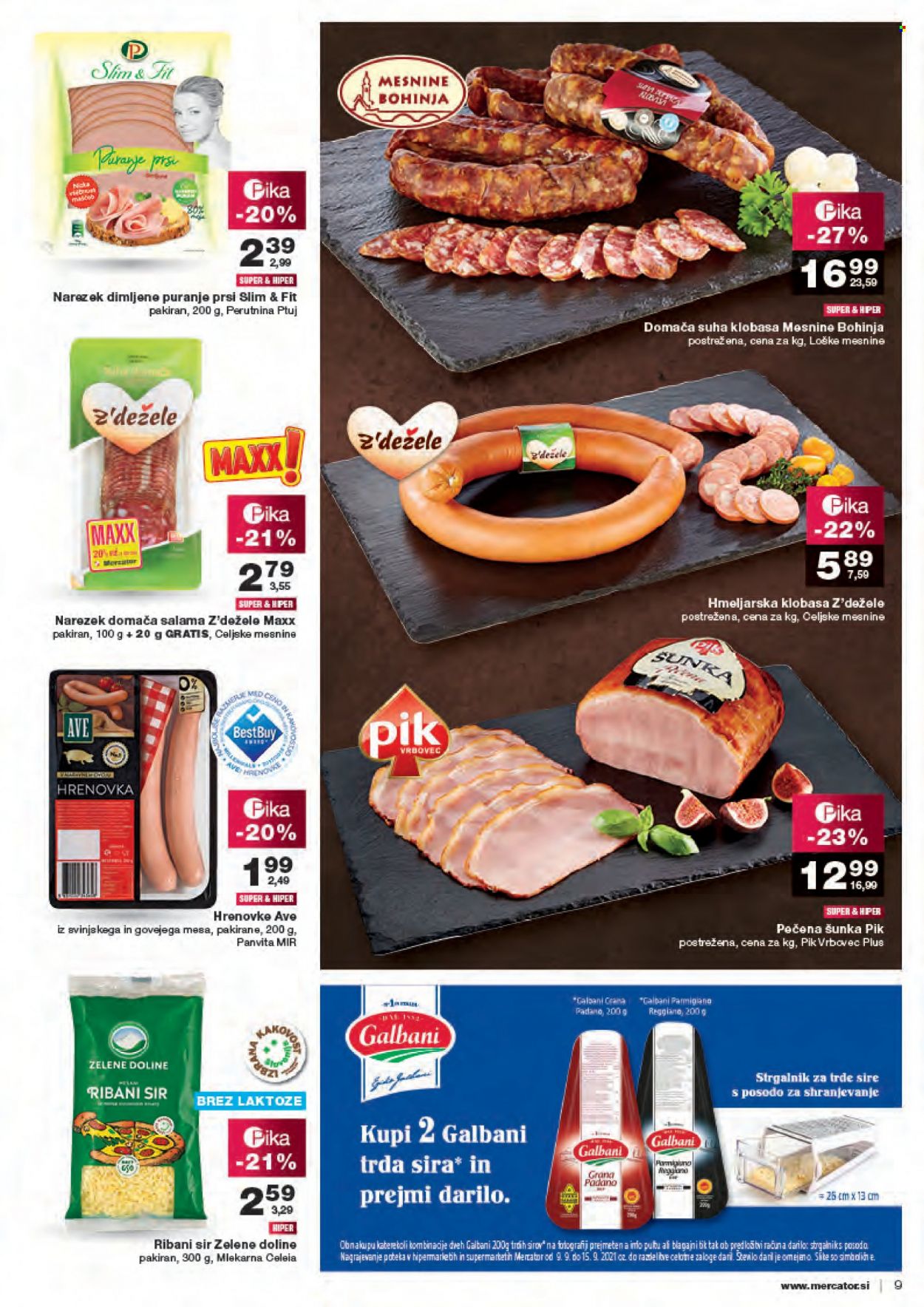 Mercator katalog - 9.9.2021 - 15.9.2021. Stran 9