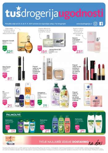 Tuš Drogeria katalog - 25.08.2021 - 11.09.2021.