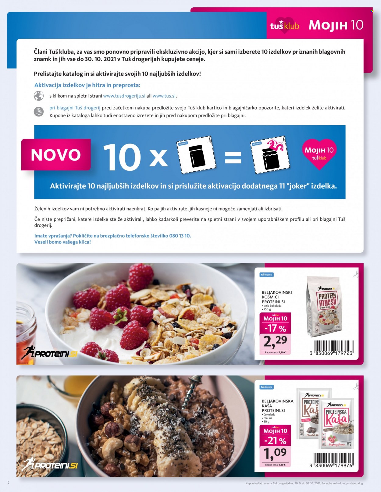 Tuš Drogeria katalog - 10.9.2021 - 31.10.2021. Stran 2