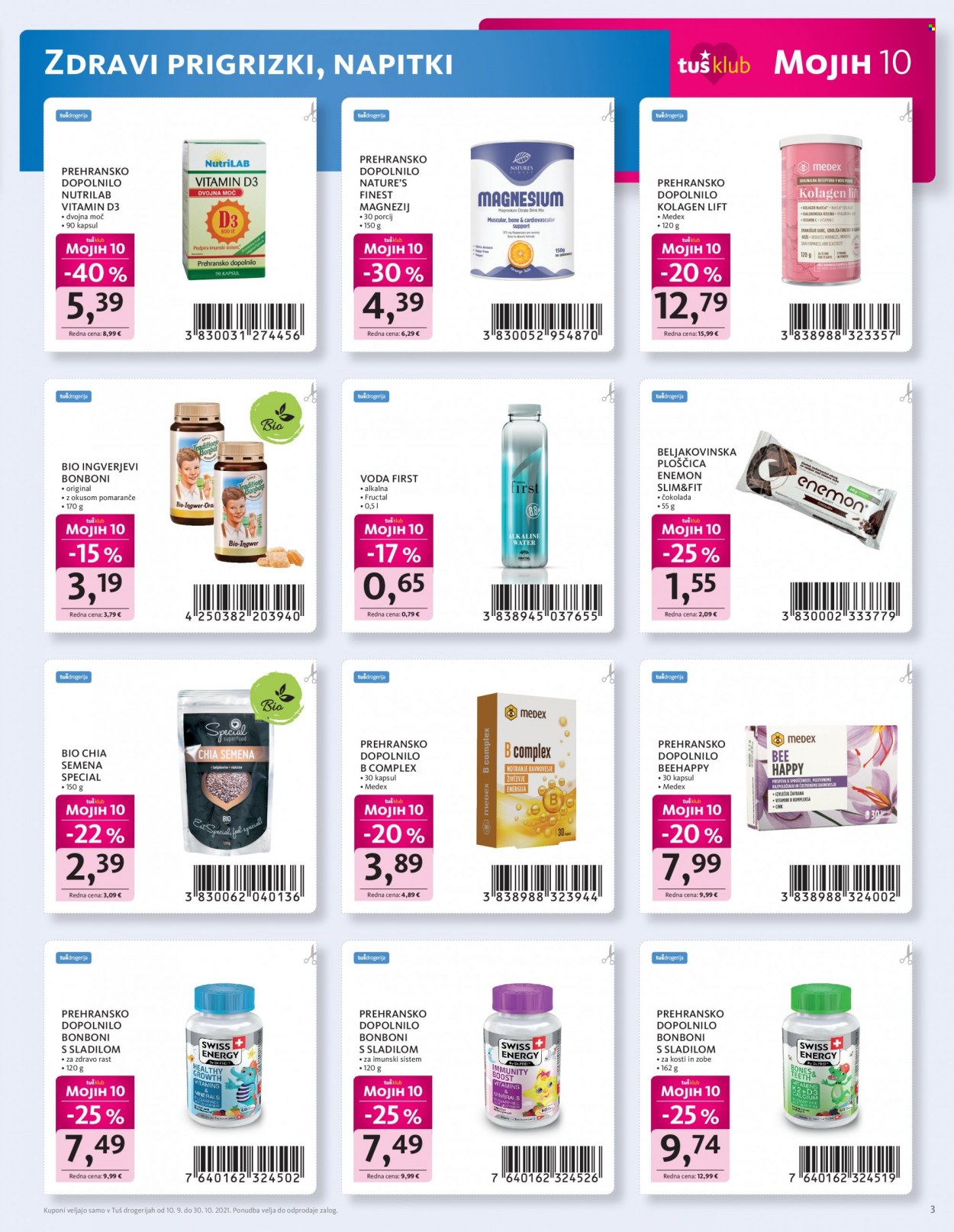 Tuš Drogeria katalog - 10.9.2021 - 31.10.2021. Stran 3