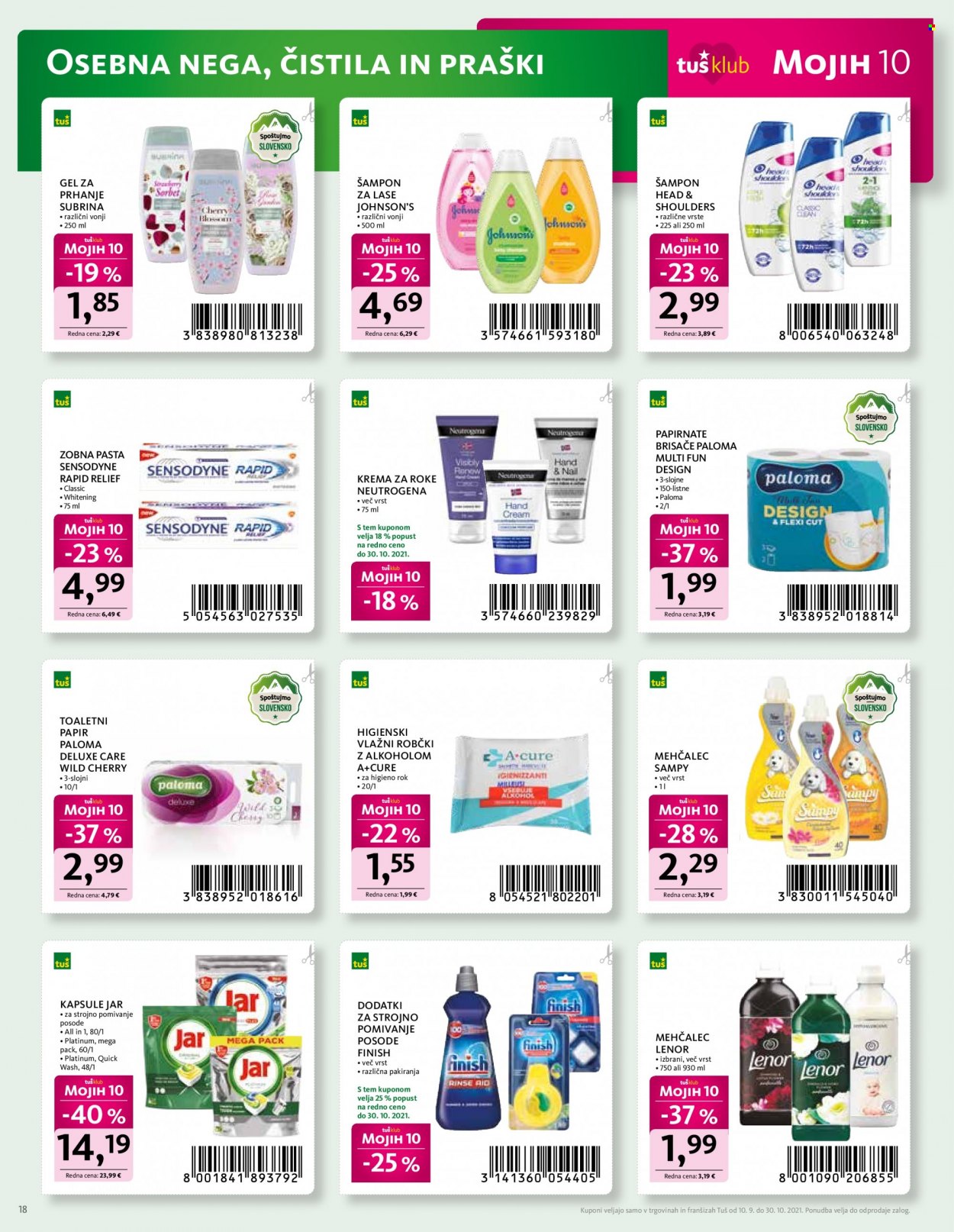 Tuš katalog - 10.9.2021 - 30.10.2021. Stran 18